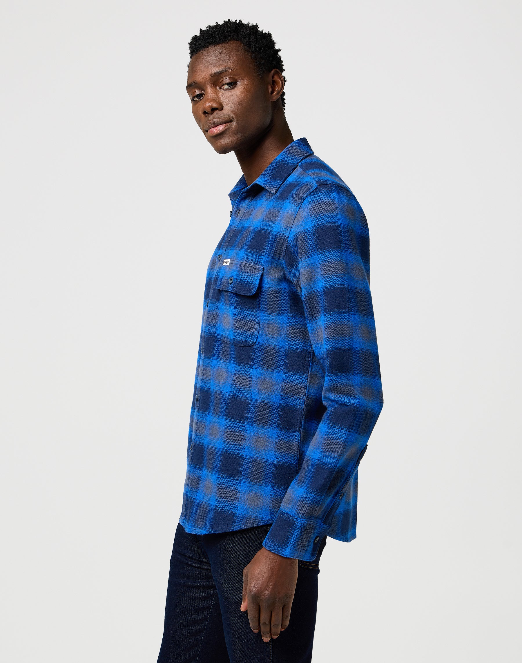 1 pt Chemise Indigo en Icy Indigo Chemises Wrangler
