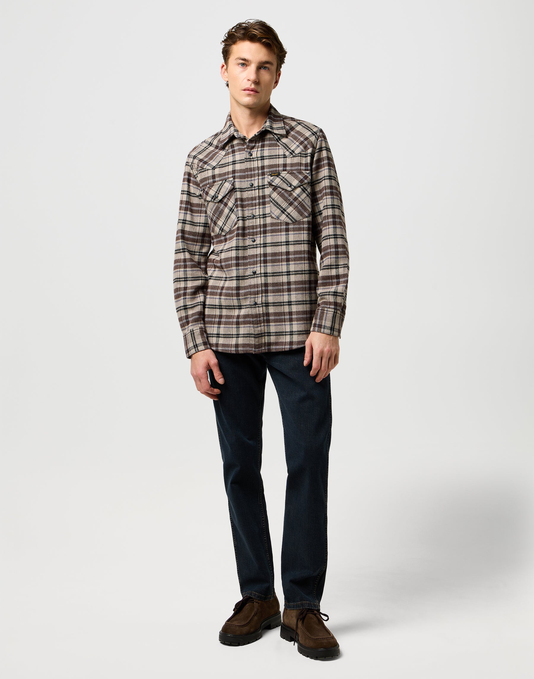 Chemise Western in Rich Black Chemises Wrangler