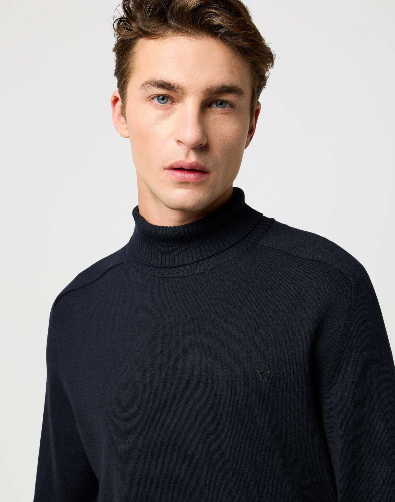 Turtleneck en noir Pull Wrangler