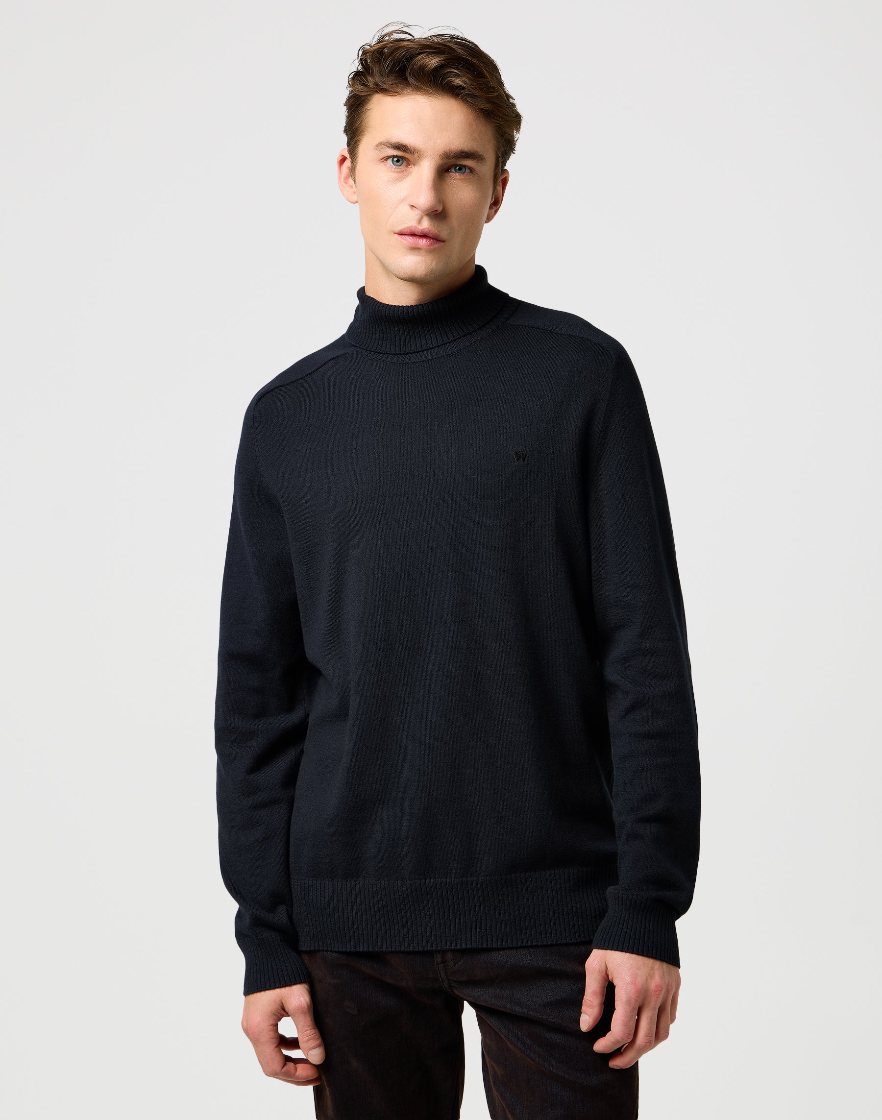 Turtleneck en noir Pull Wrangler