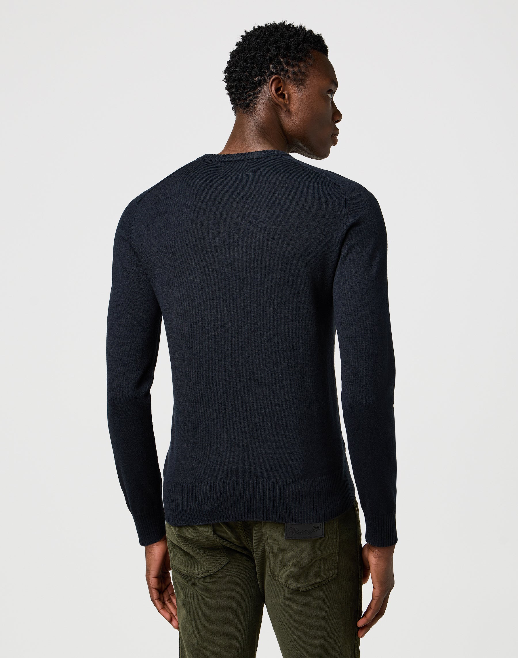 Knit Sweater en noir Pull Wrangler