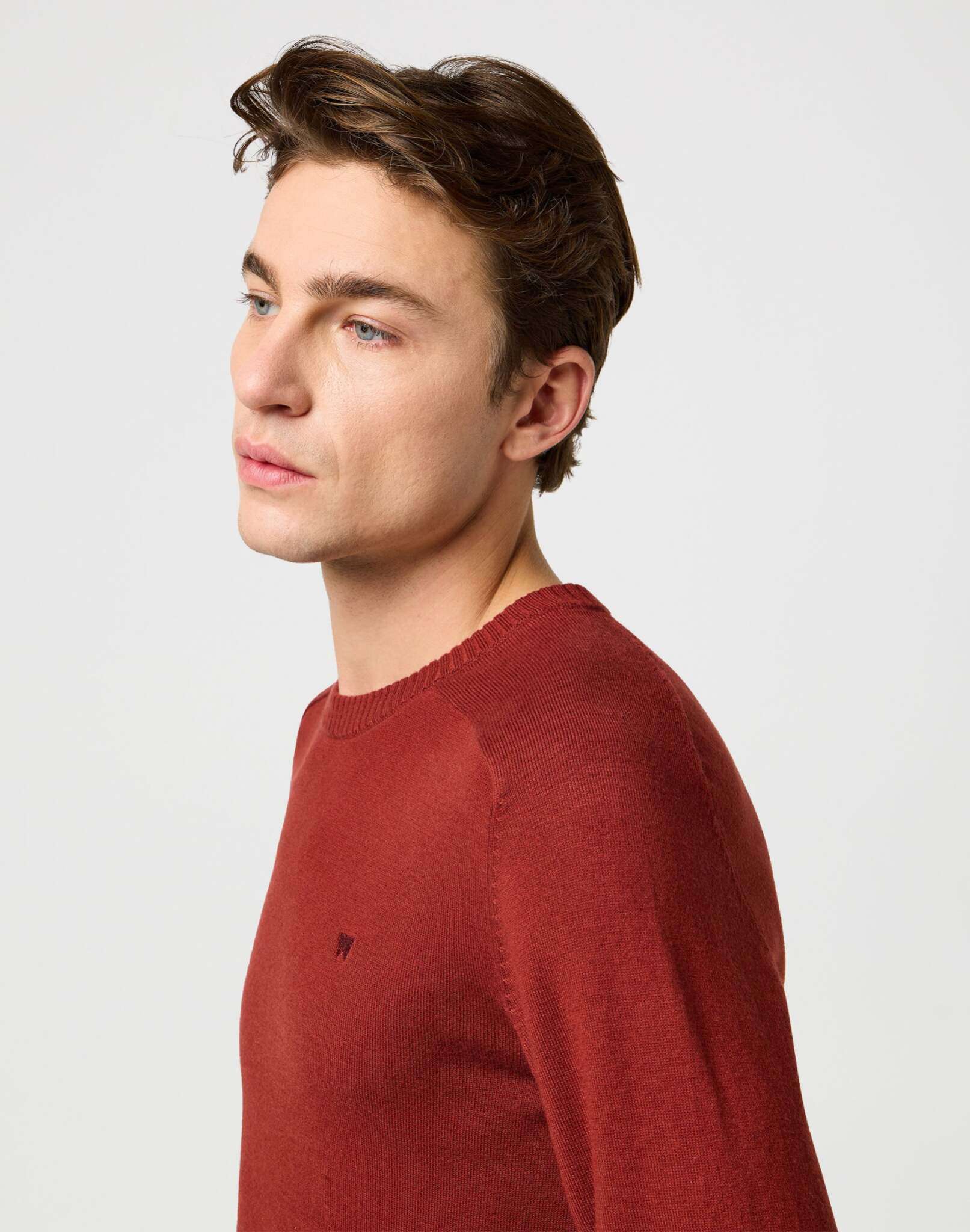Sweat à col roulé en brique Fired Pull Wrangler