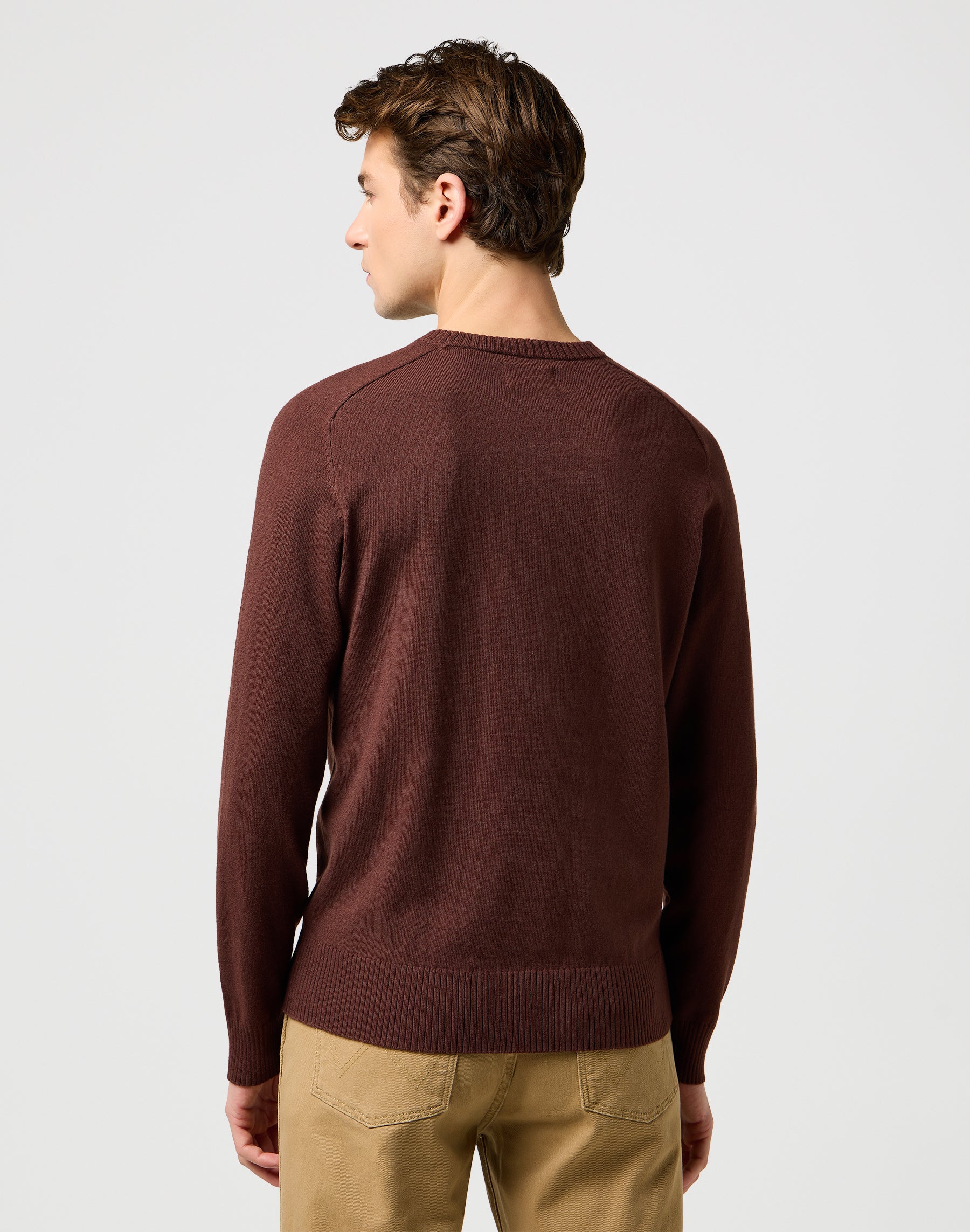Pull tricoté en acajou Wrangler