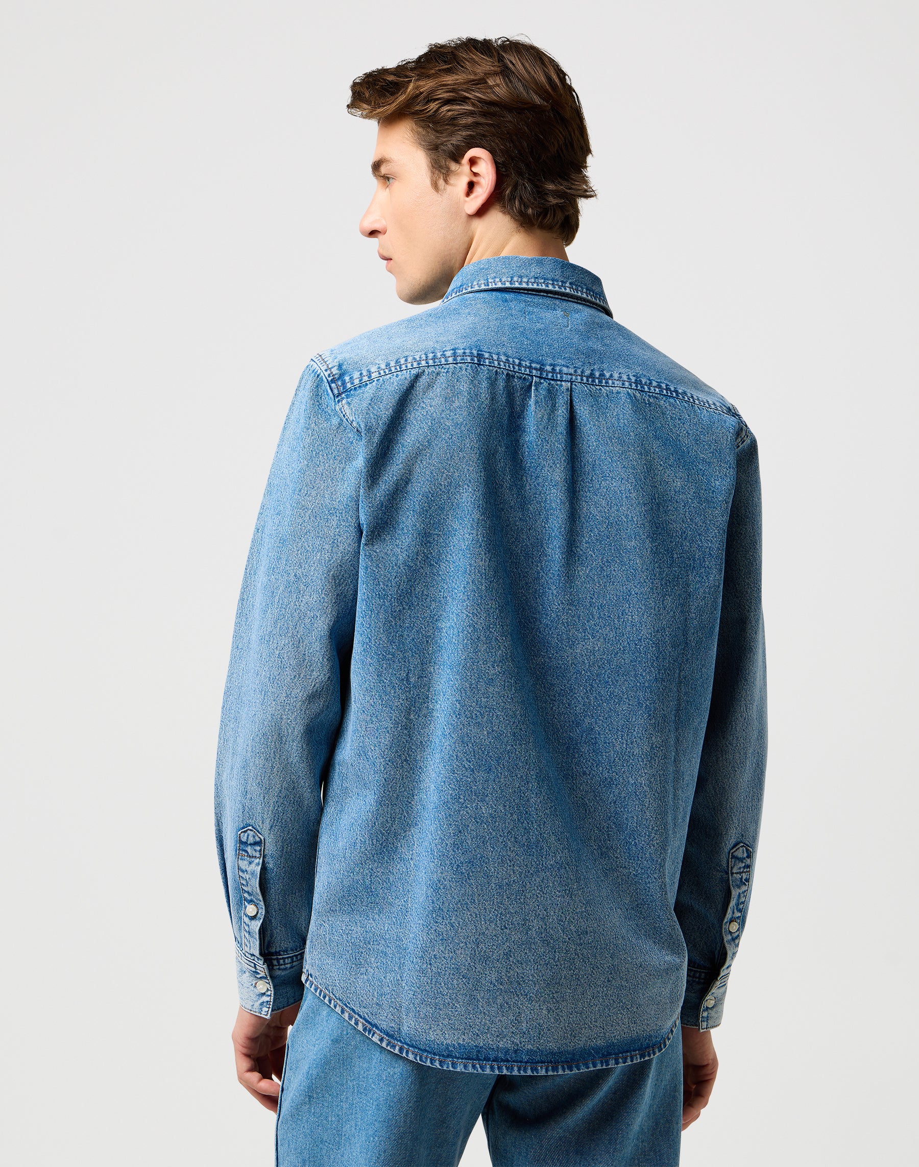 1 pt Chemise en Indigo Valley Chemises Wrangler