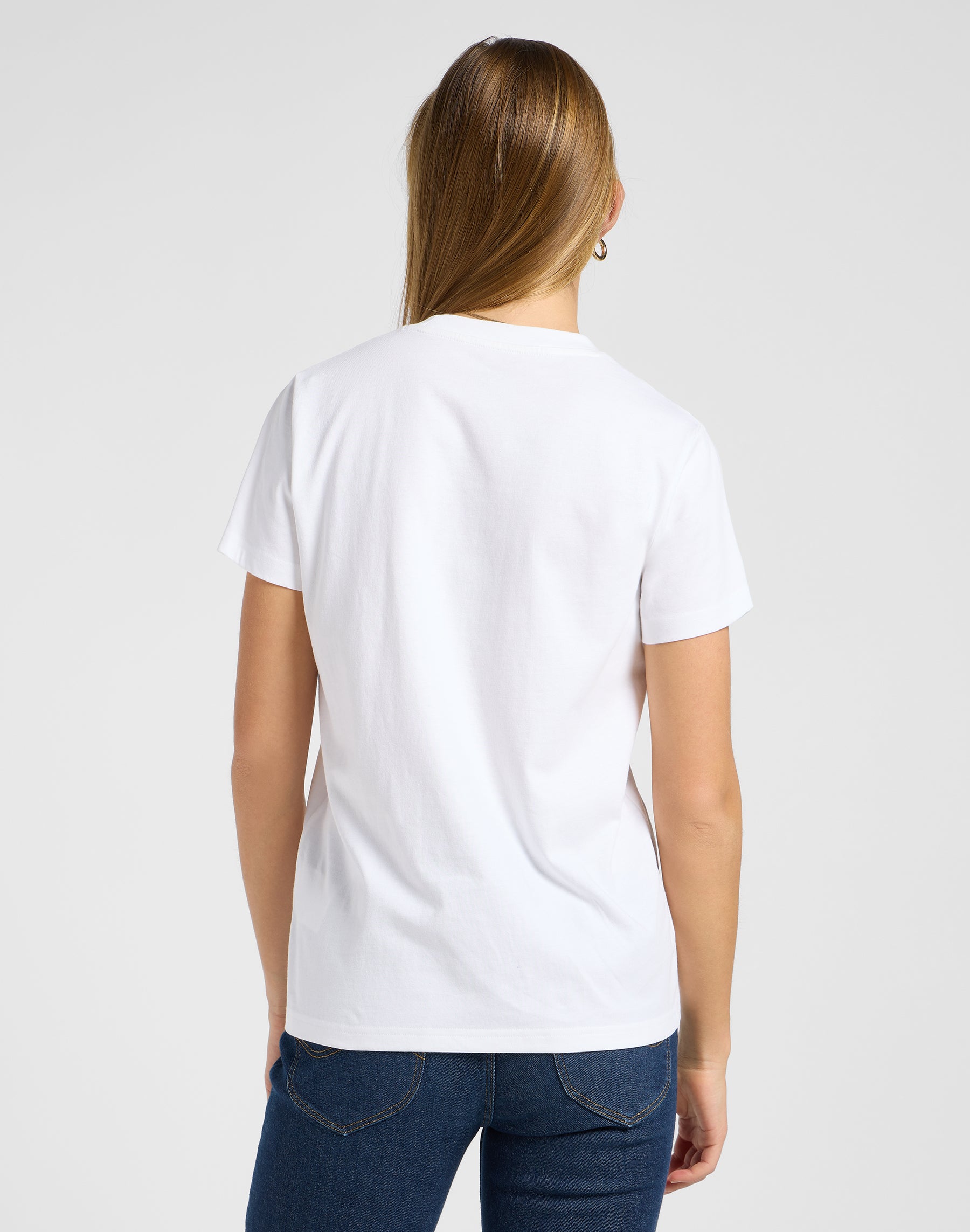Small Graphic Tee 1 en écru T-shirts Lee