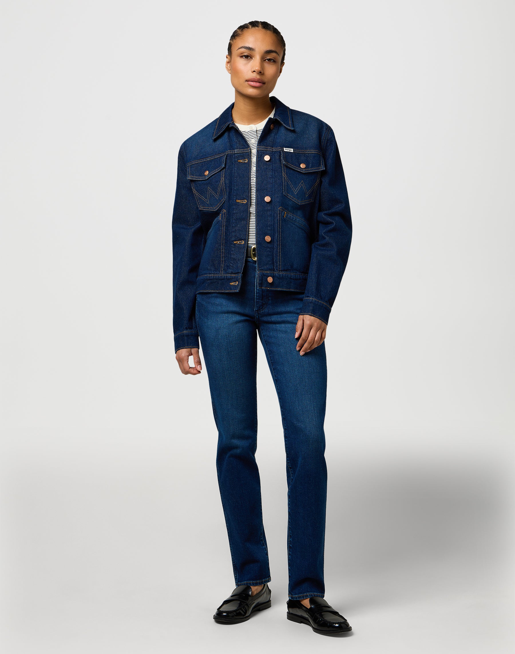 Piper en jeans Posh Parade Wrangler