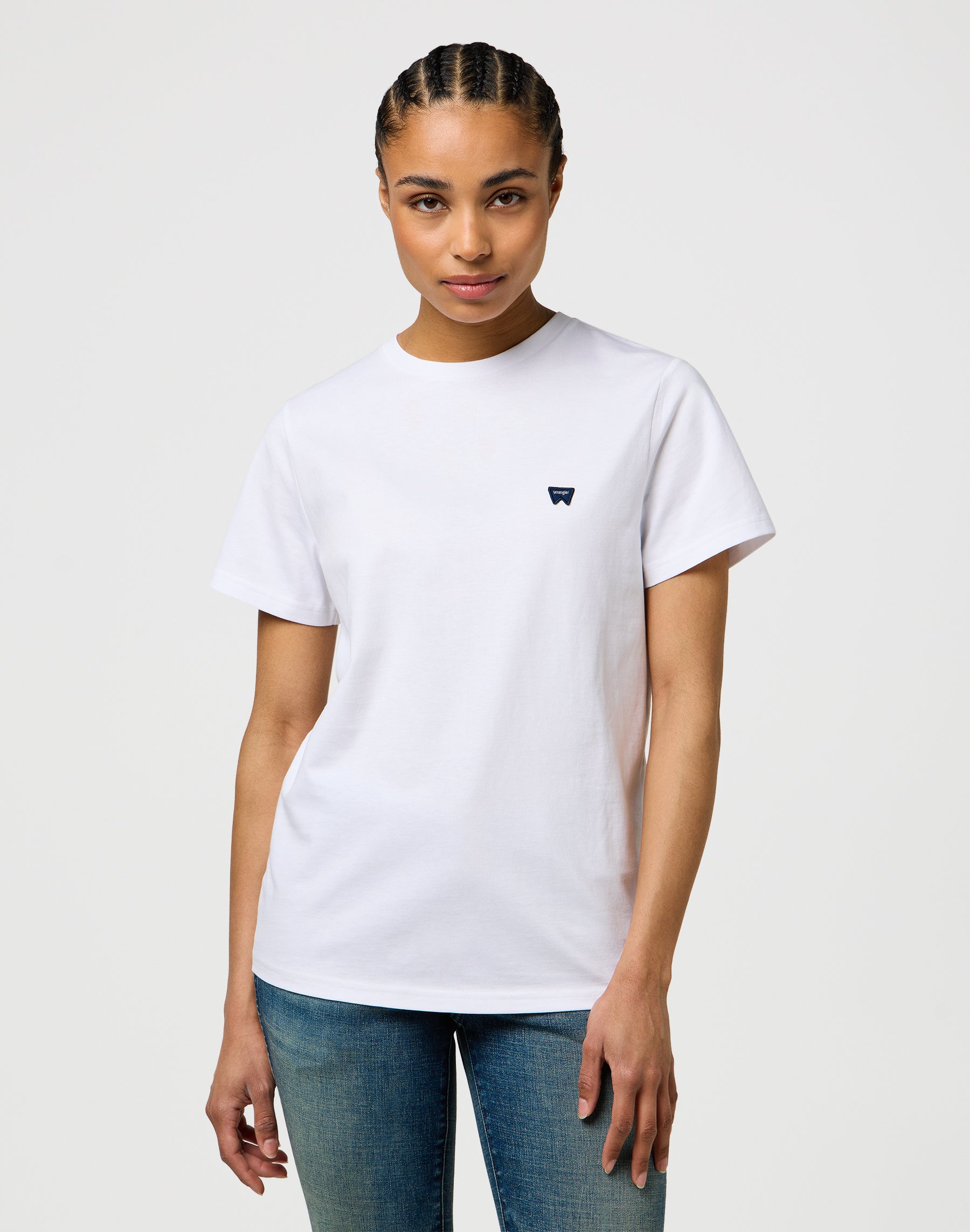 Sign Off Tee in White T-shirts Wrangler