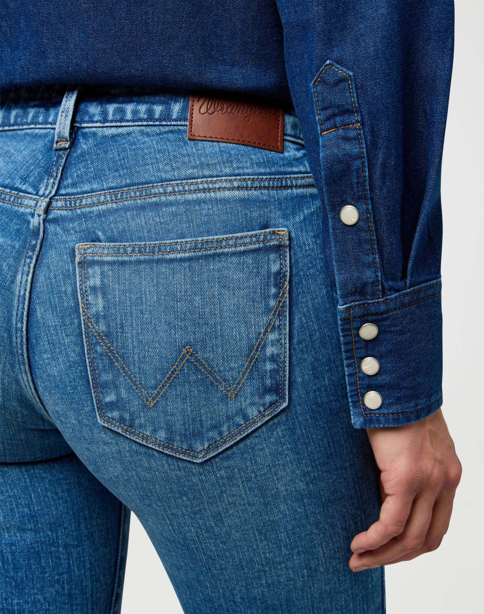Jeans Bootcut en Rustler Wash Wrangler