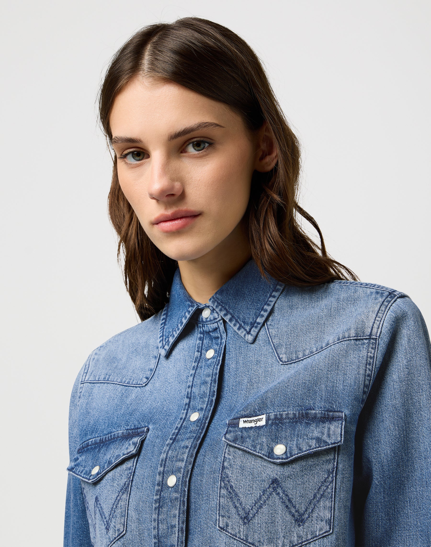 Heritage Shirt in Light Hand Chemises Wrangler