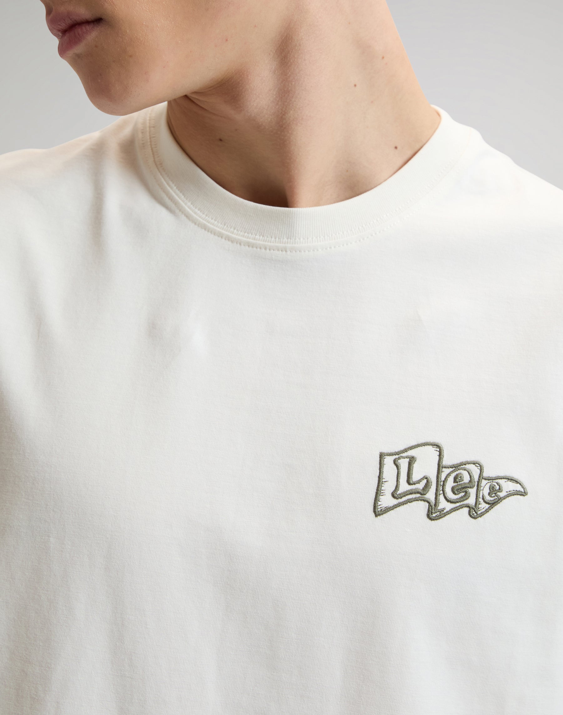 T-shirt Lee en couleur naturelle