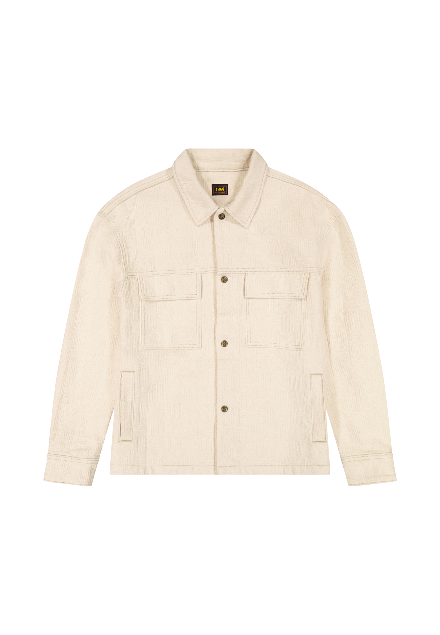 Veste Jacquard en grège naturel Vestes Lee