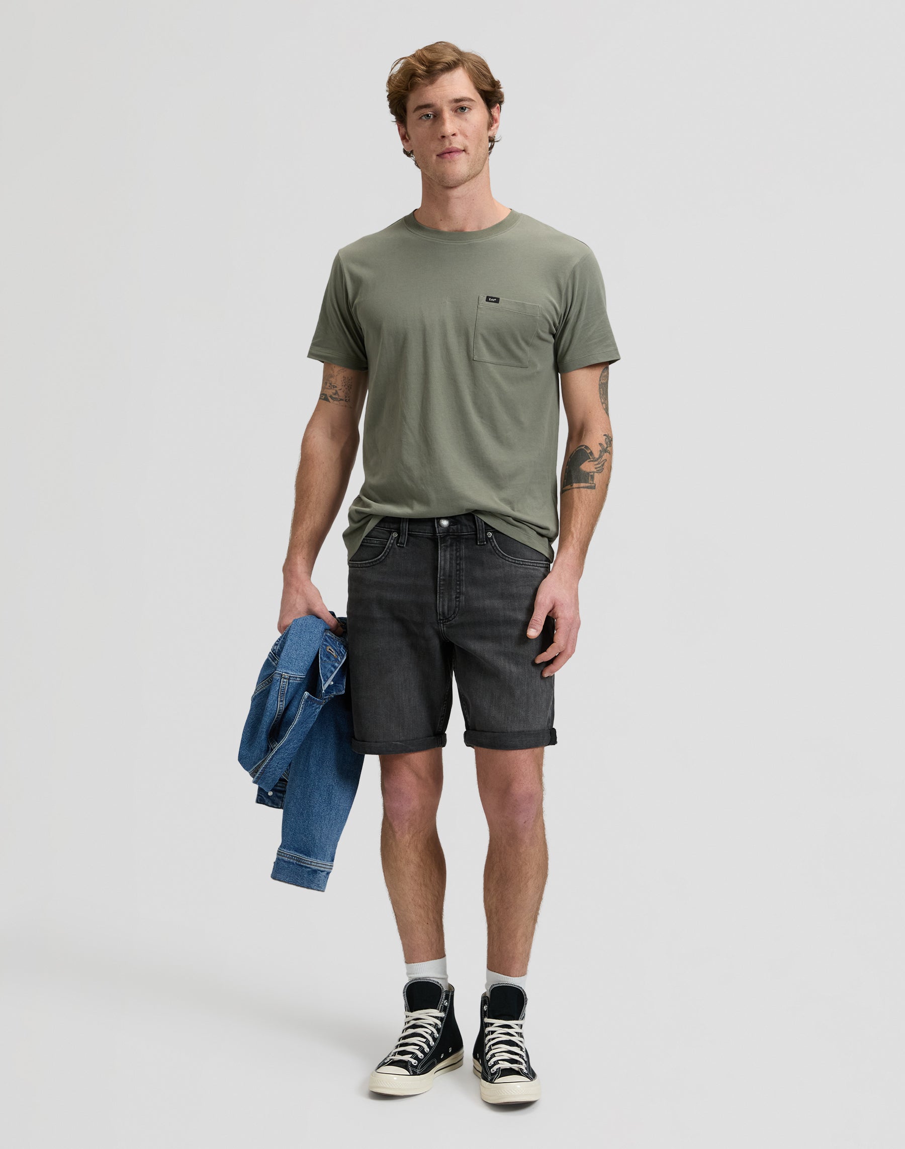 T-shirt Ultimate Pocket en olive lichen