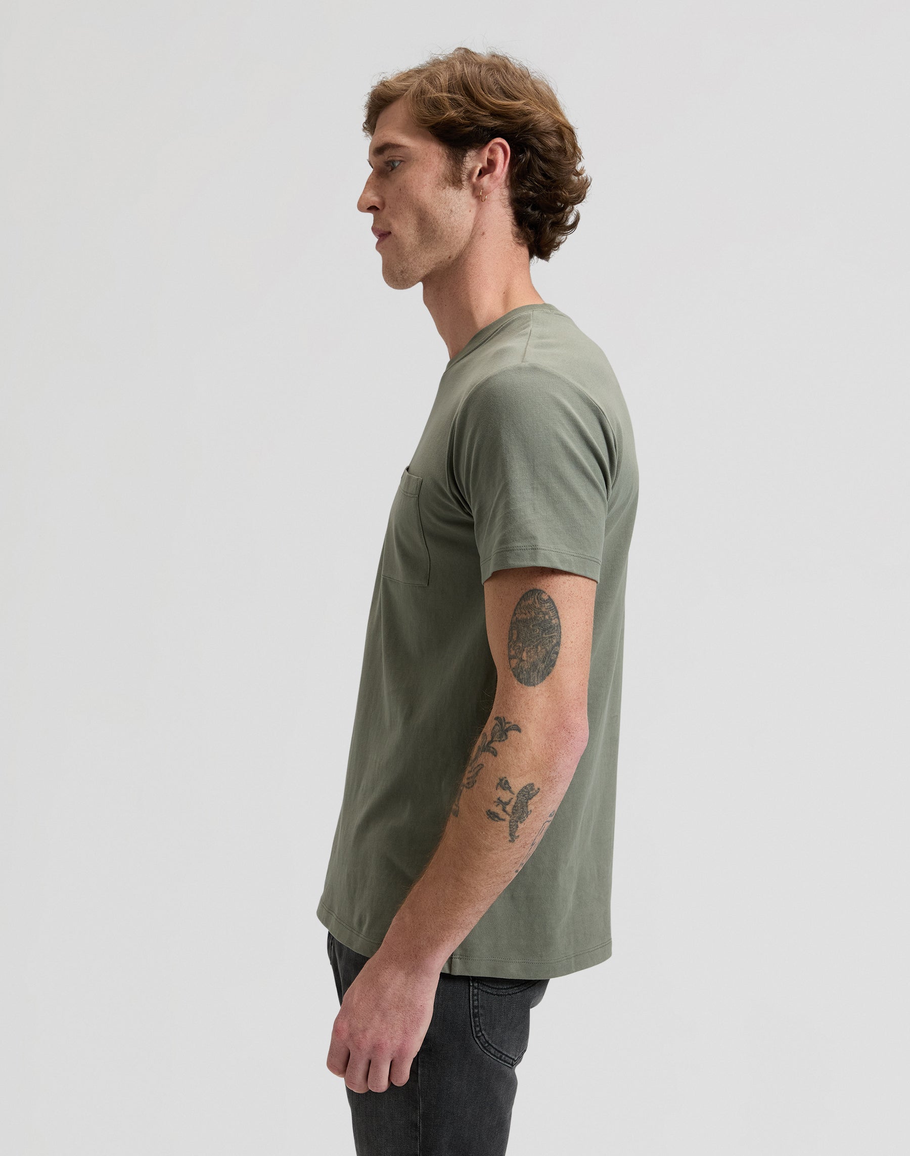 T-shirt Ultimate Pocket en olive lichen