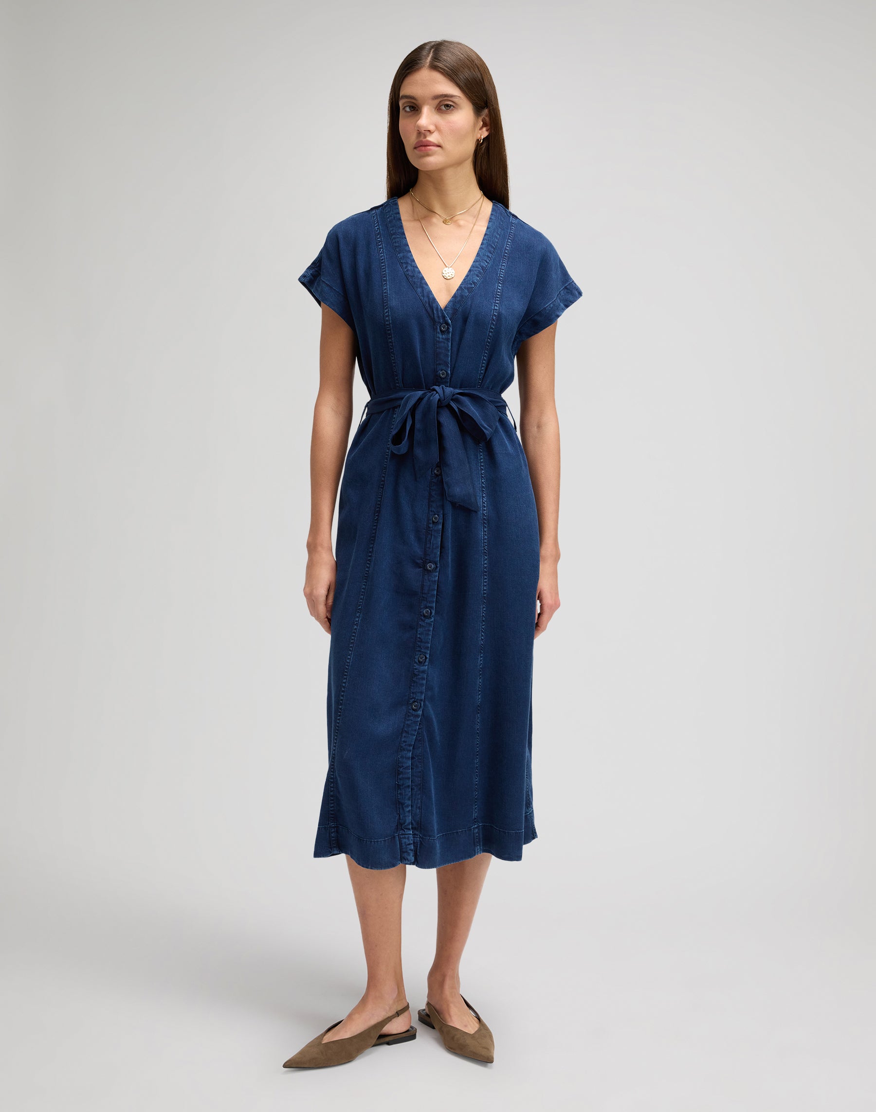 Robe midi ceinturée Sunset Ride Robes Lee