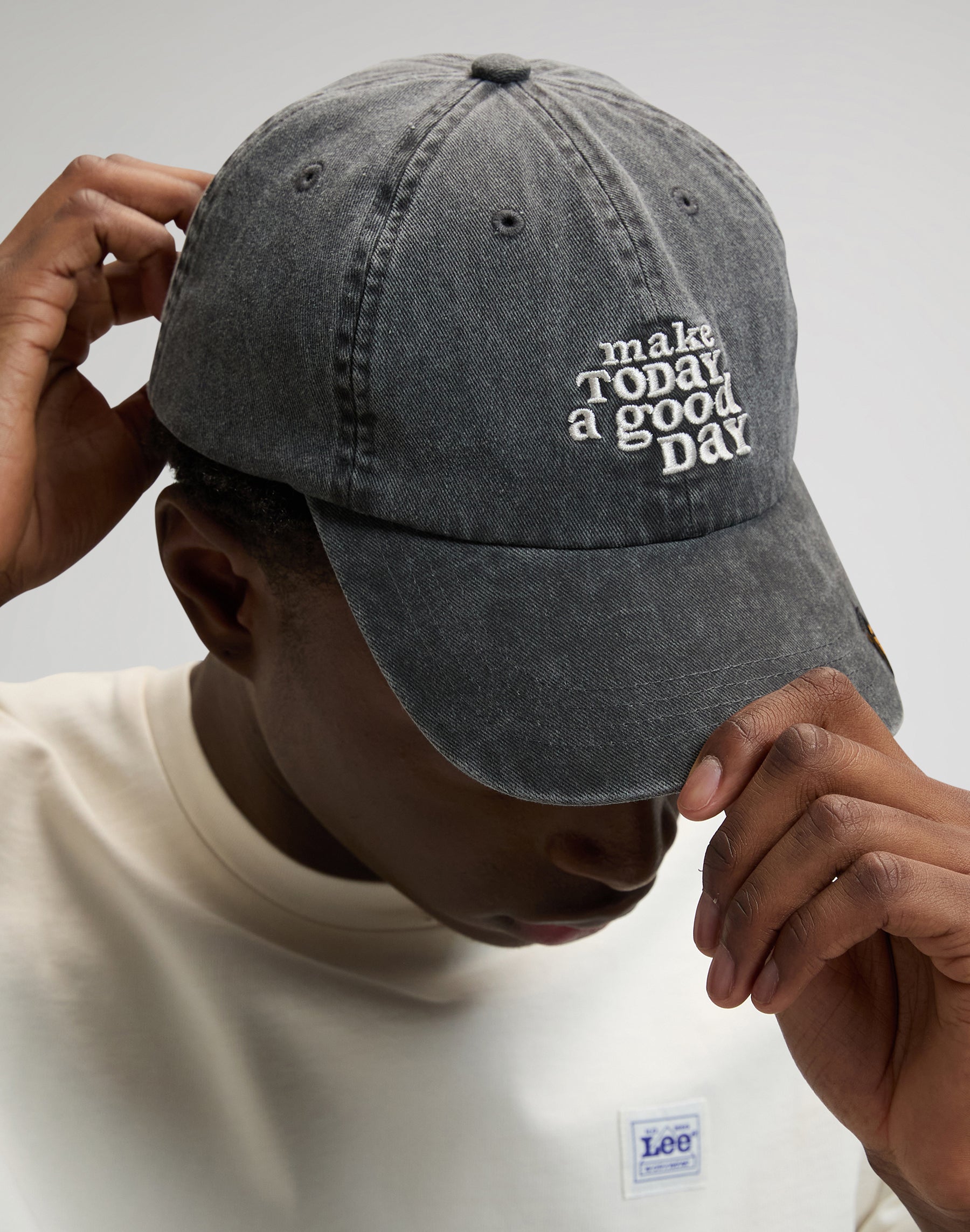 Casquette Day Cap en noir délavé