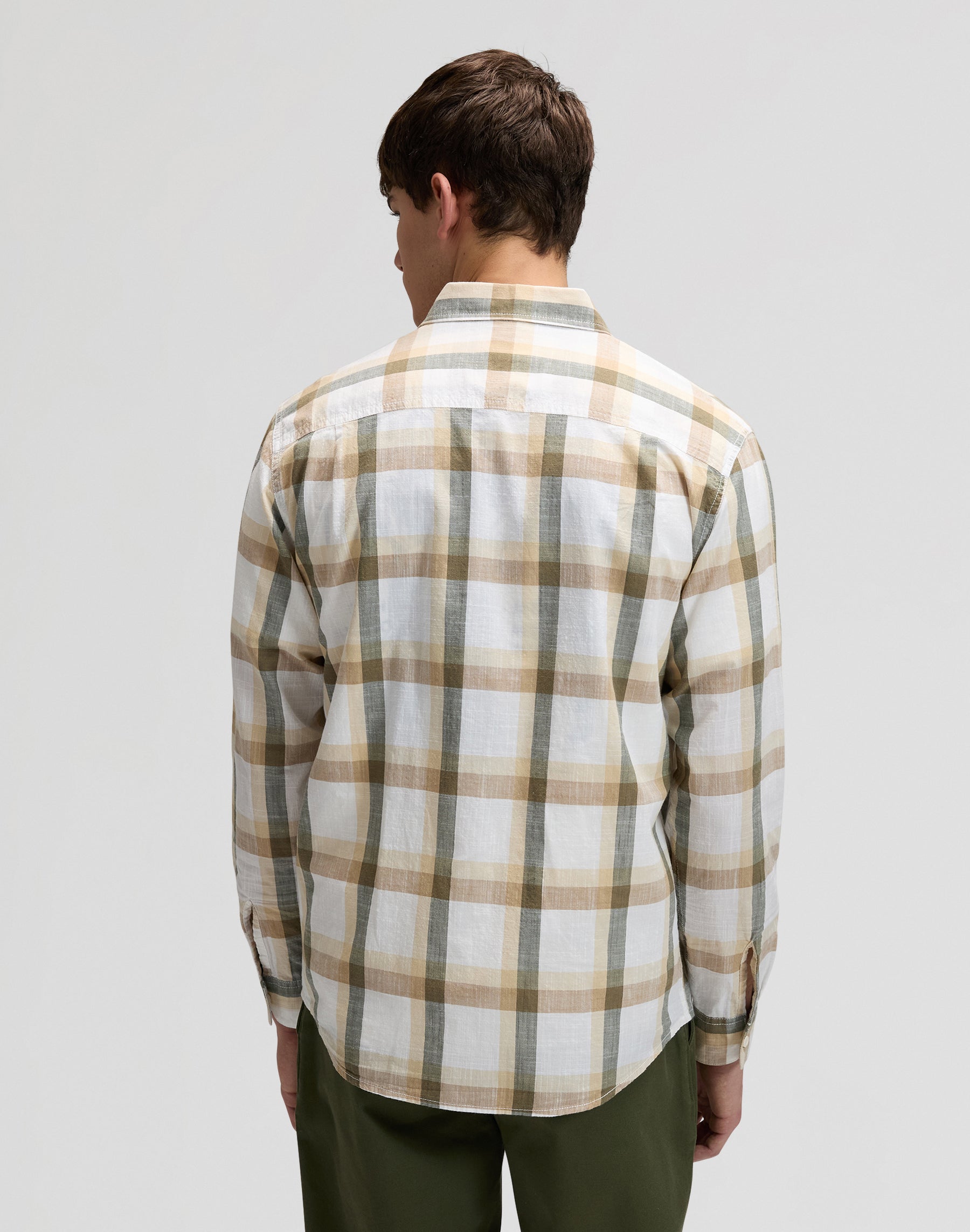 Chemise de travail 2.0 en Oak Moss Plaid