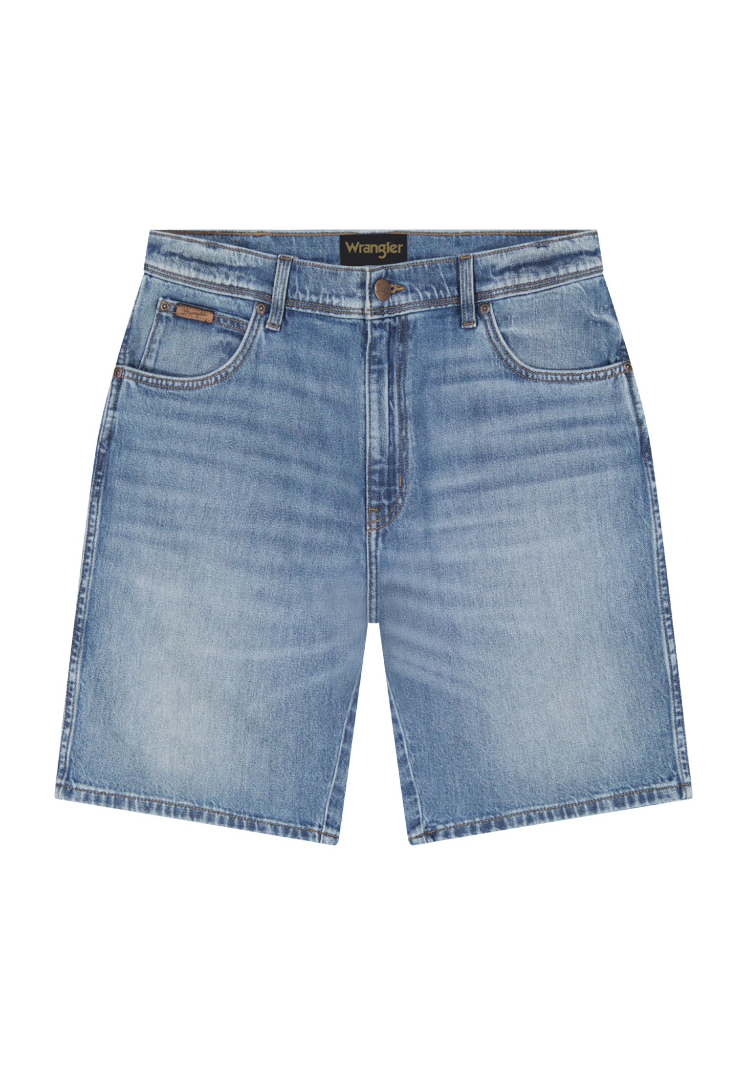 Short Texas en bleu marine Short en jean Wrangler