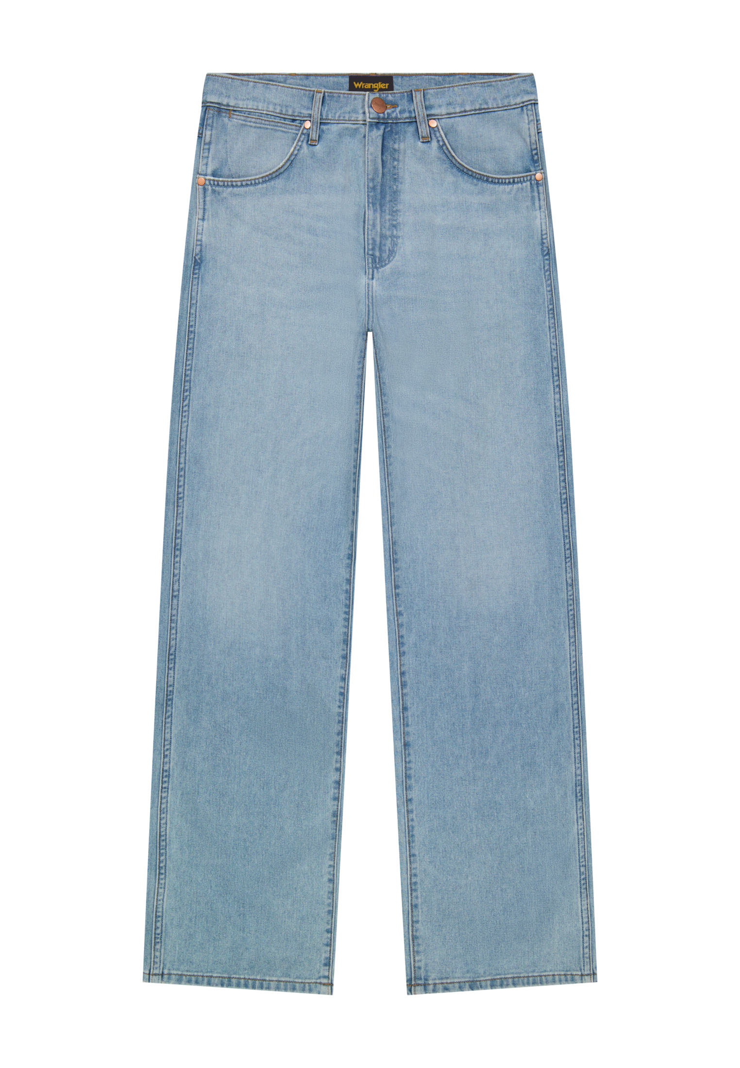 Jeans Loose Straight en Dove Wing Wrangler