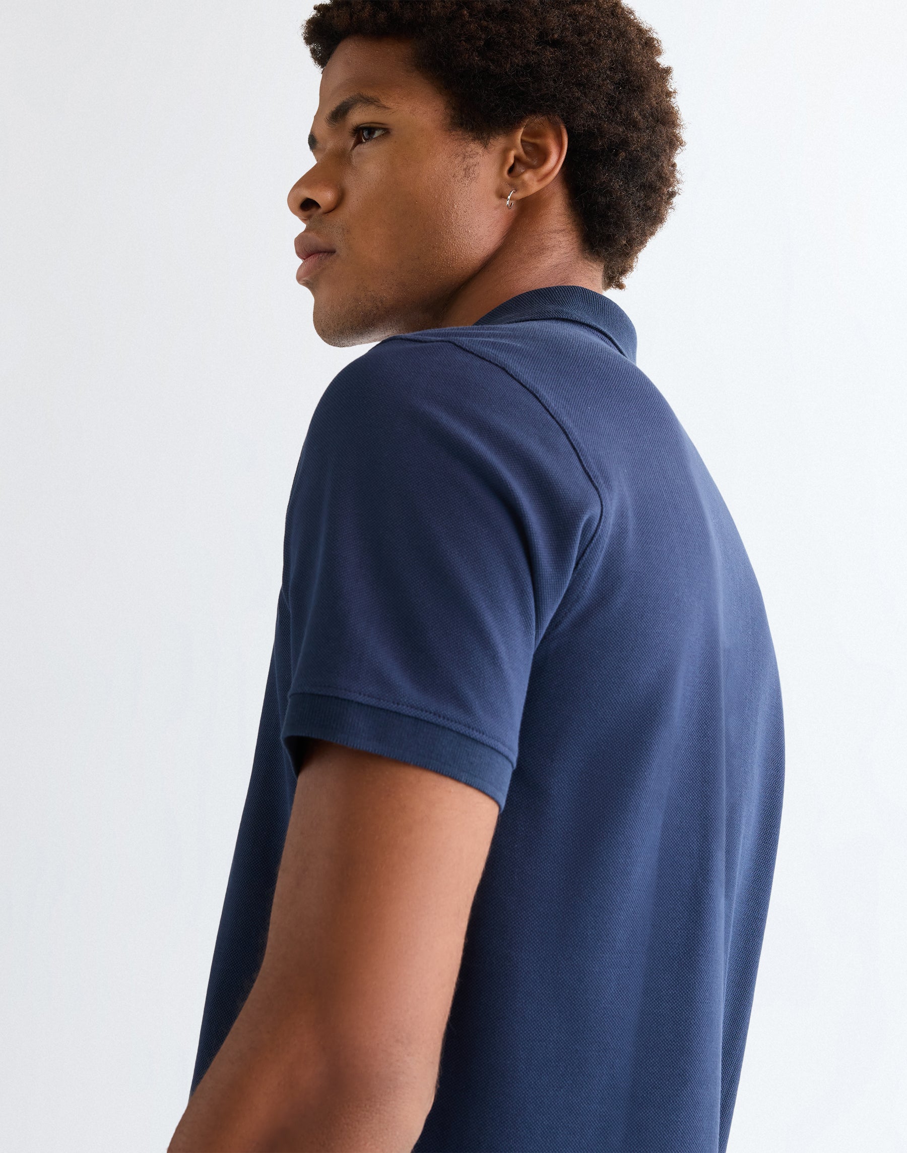 Polo en bleu marine T-shirts Wrangler