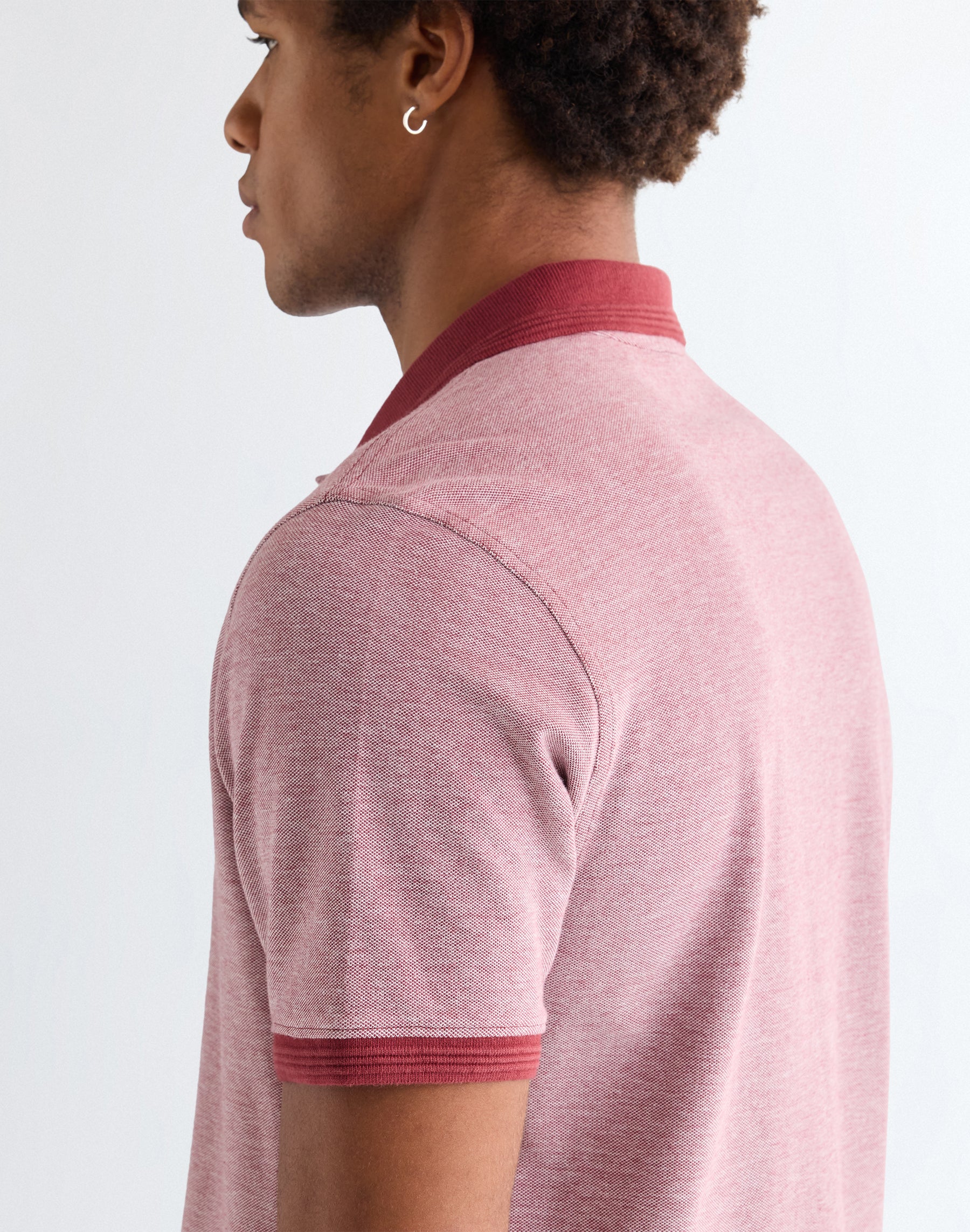 Polo raffiné Ruby Wine T-shirts Wrangler