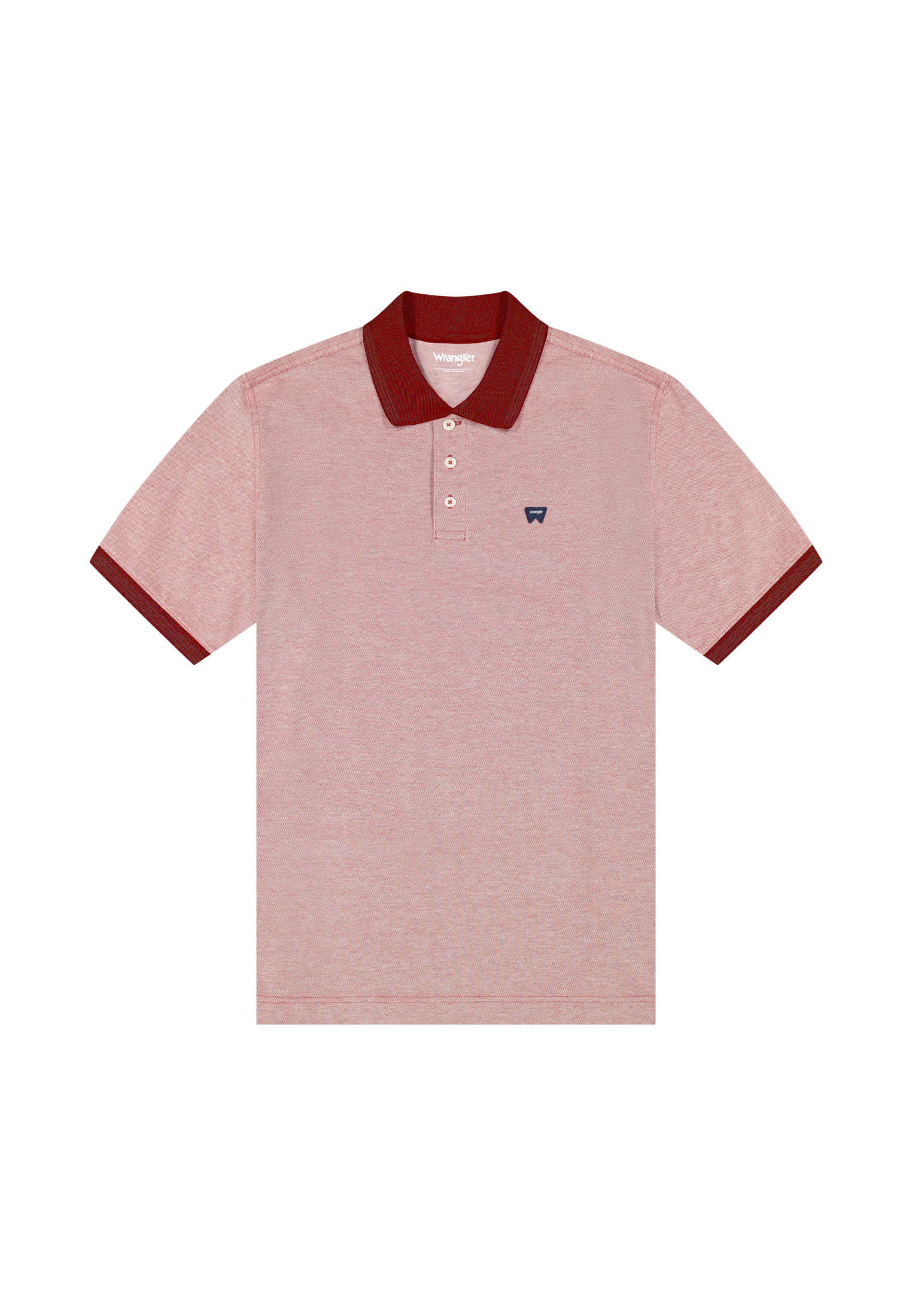 Polo raffiné Ruby Wine T-shirts Wrangler