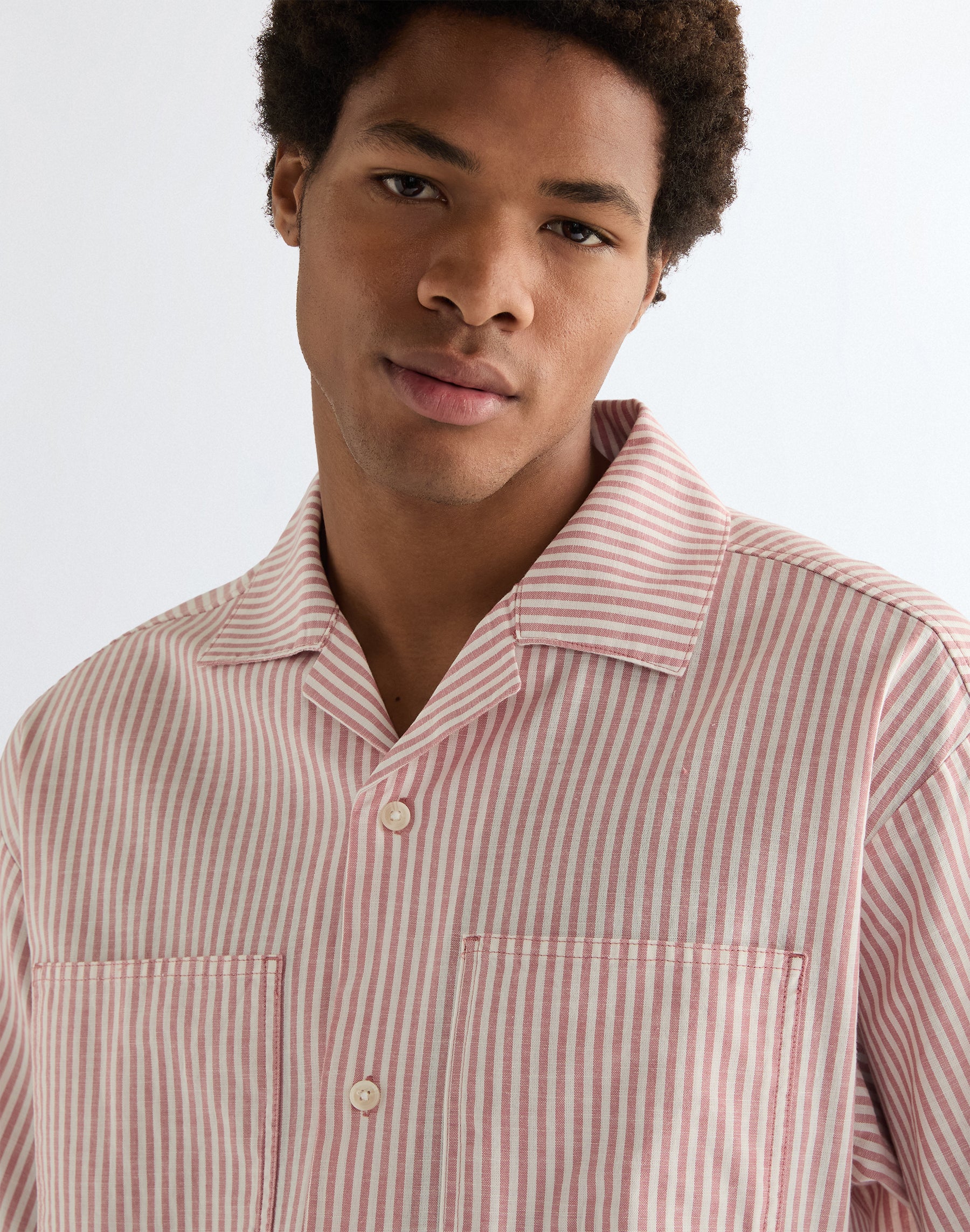 Chemise Resort à manches courtes, couleur rose poudré Chemises Wrangler