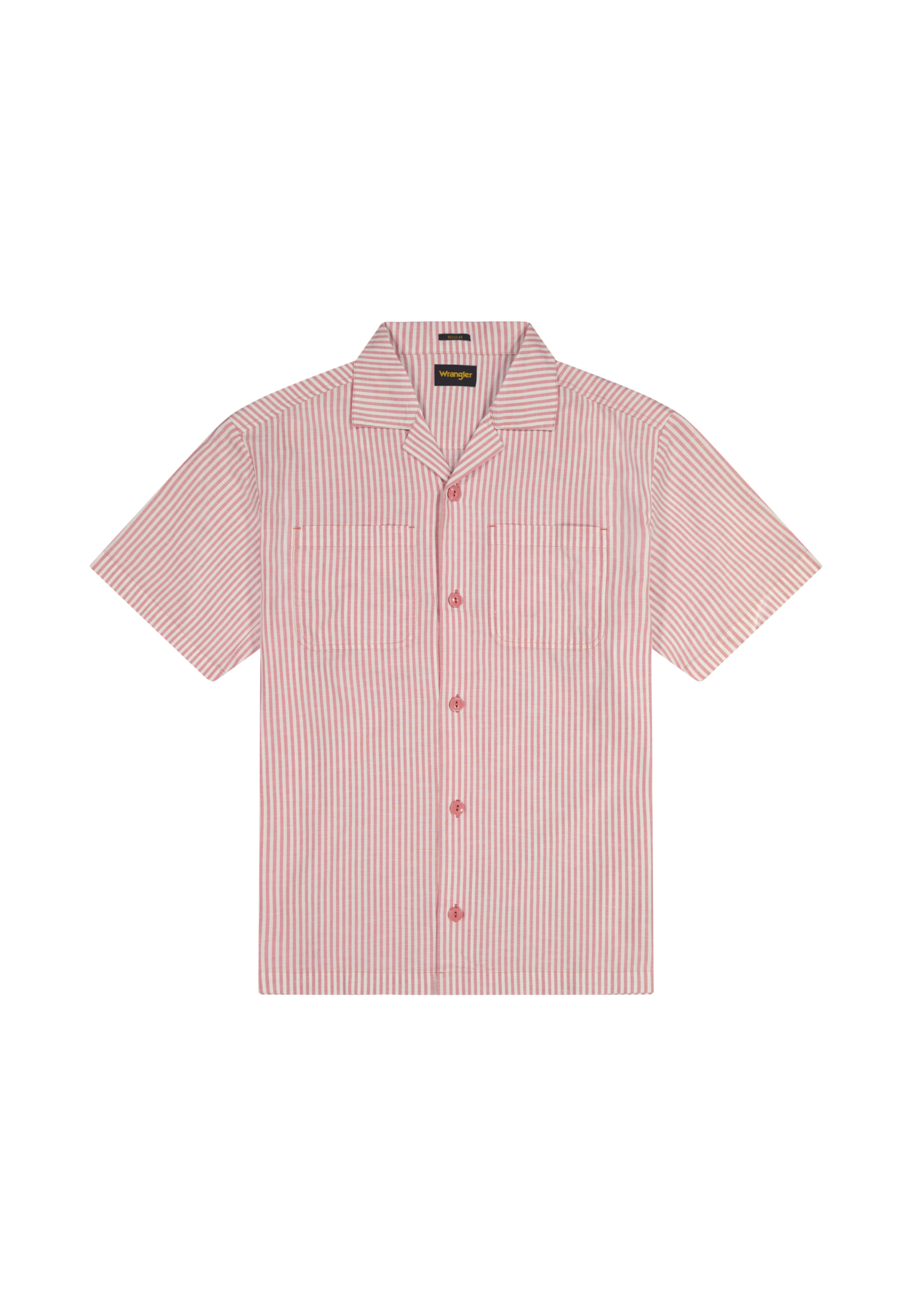 Chemise Resort à manches courtes, couleur rose poudré Chemises Wrangler