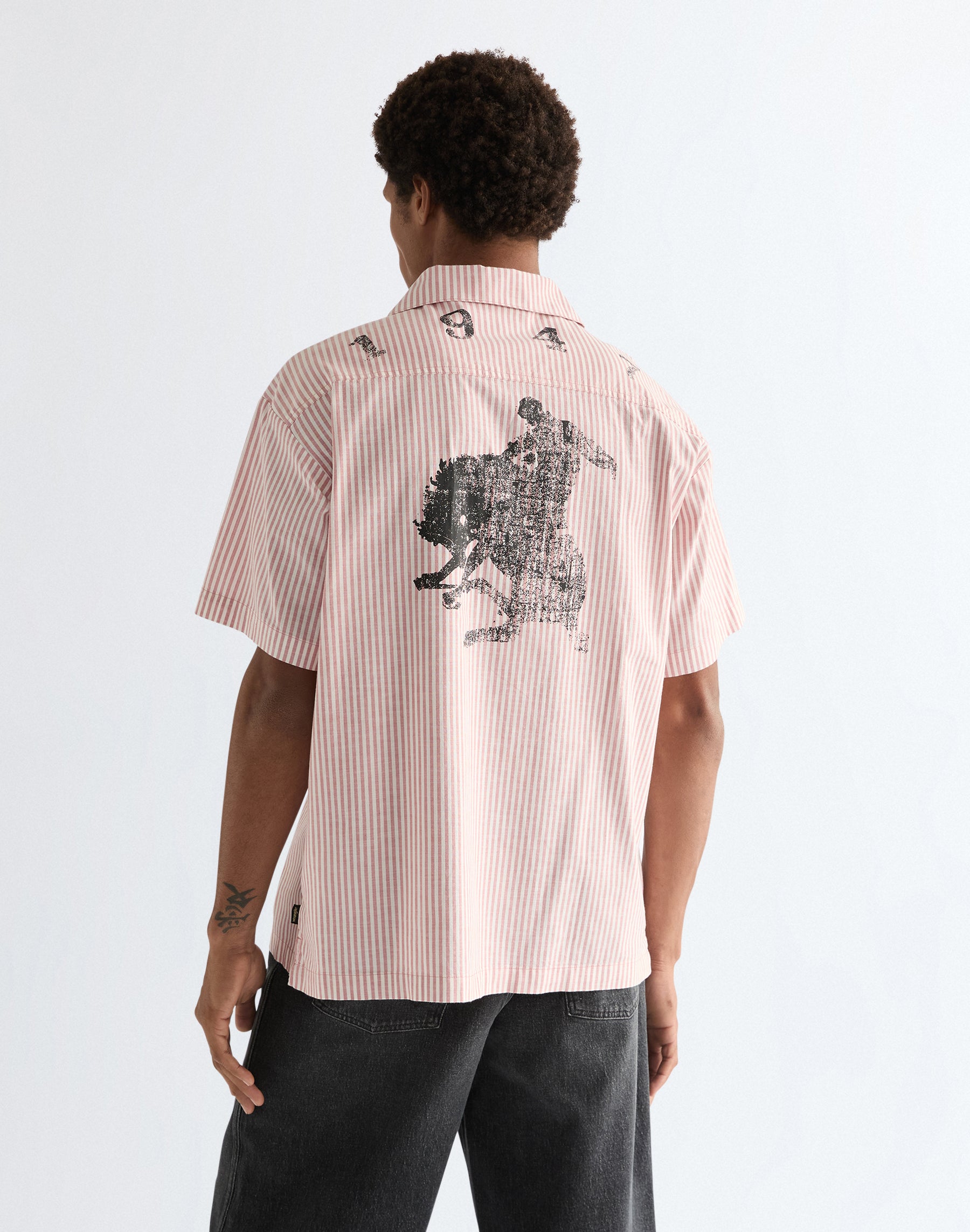 Chemise Resort à manches courtes, couleur rose poudré Chemises Wrangler