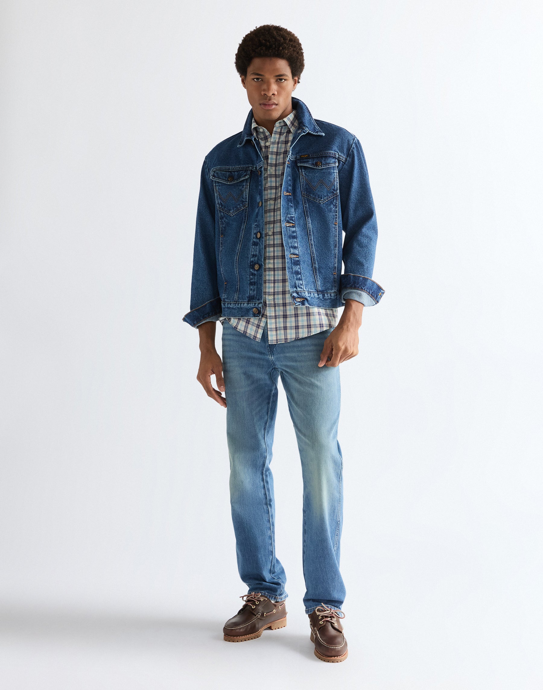 Chemise à manches courtes et 1 poche dans la collection Chemises Wrangler