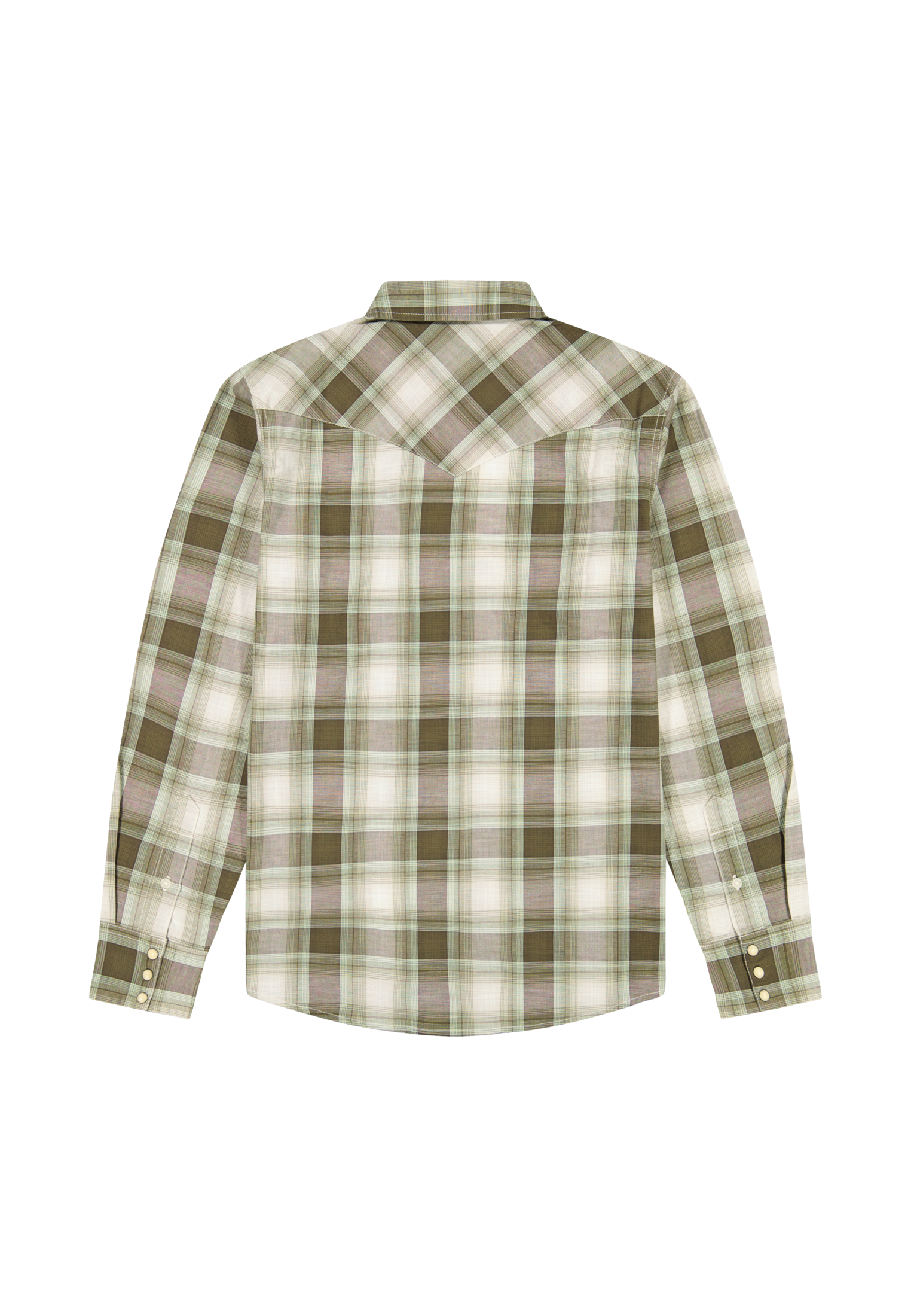 Western verte chemises Wrangler