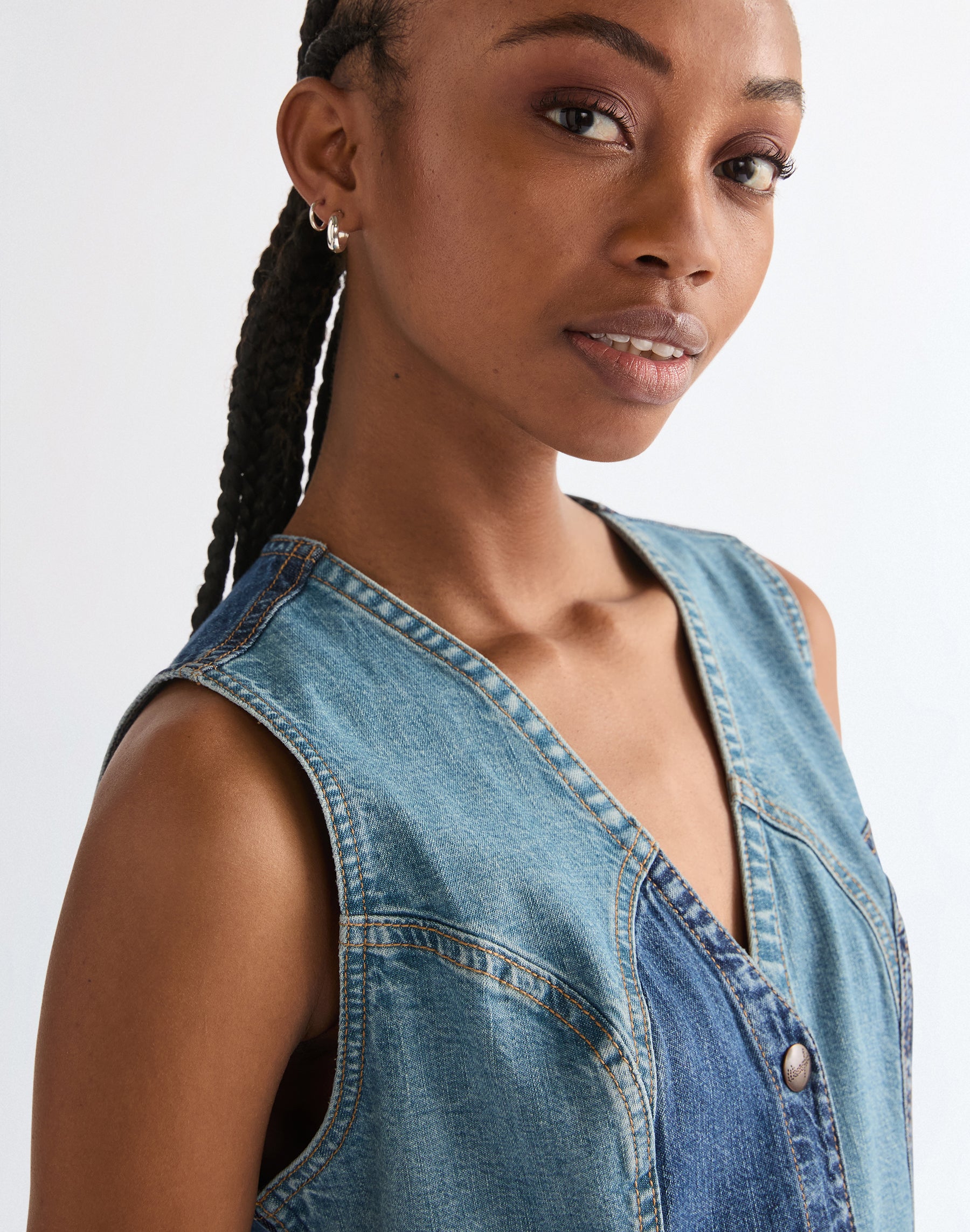 Robe gilet en patchwork Robes Wrangler