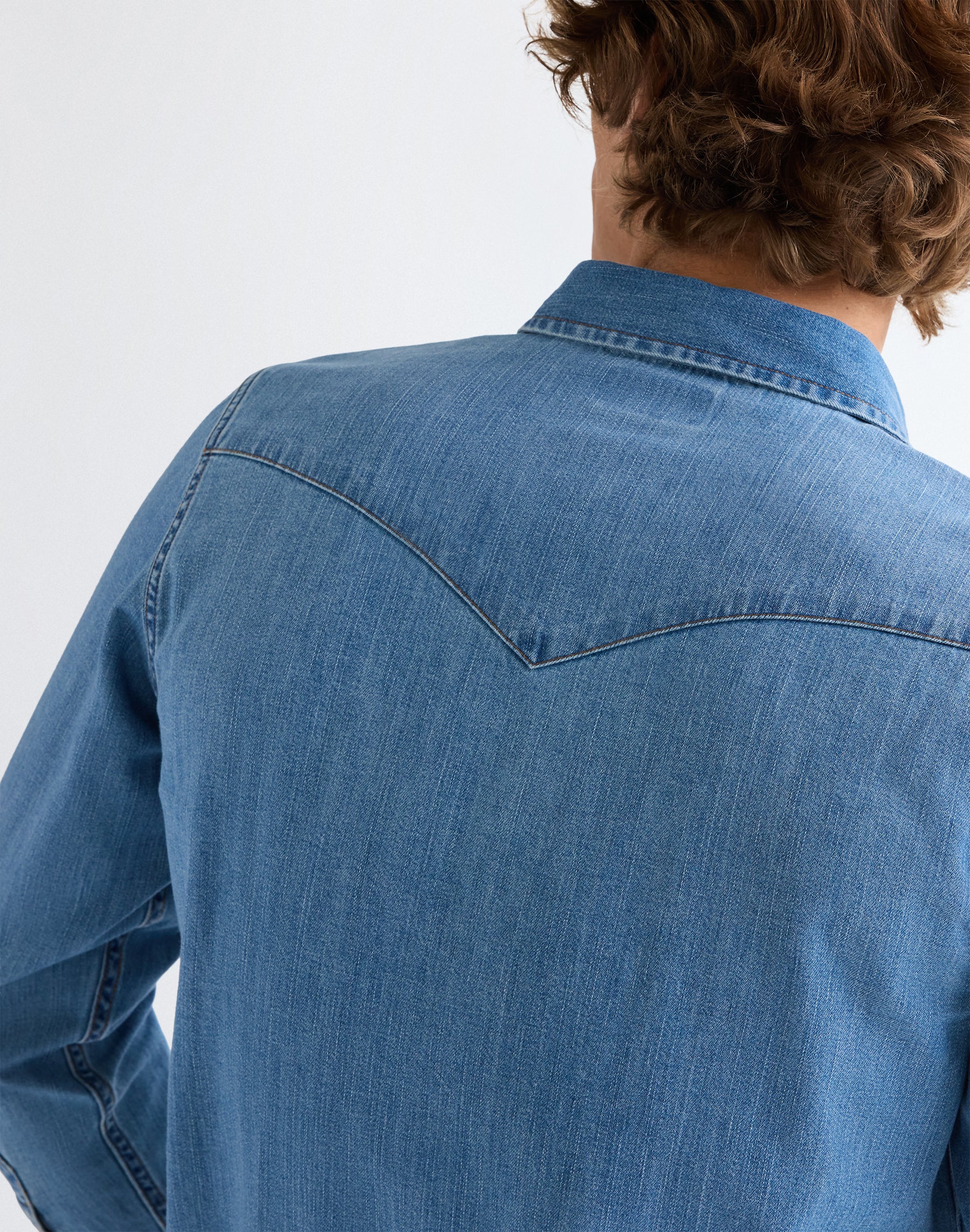 Western délavée moyen Chemises Wrangler