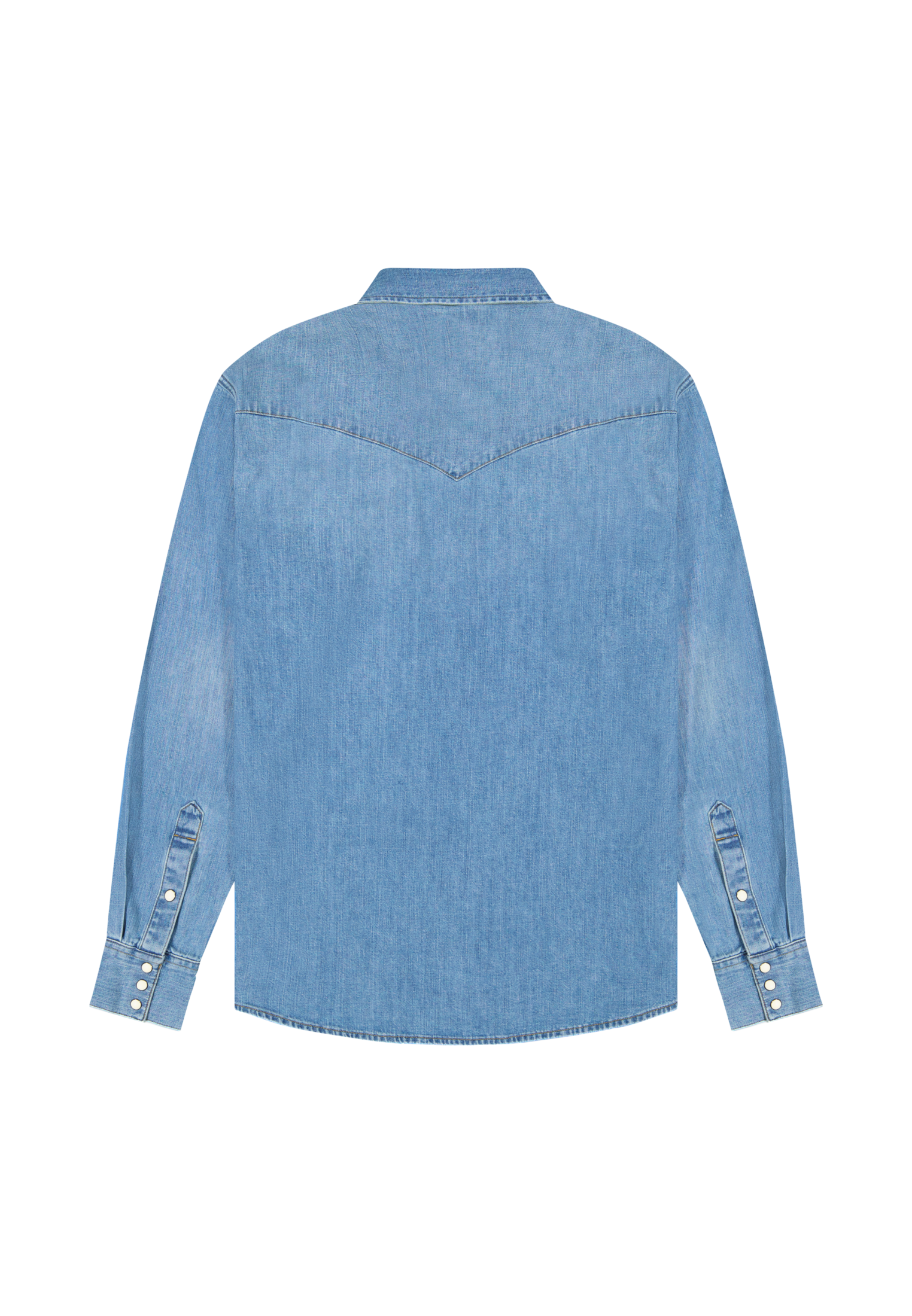 Western délavée moyen Chemises Wrangler