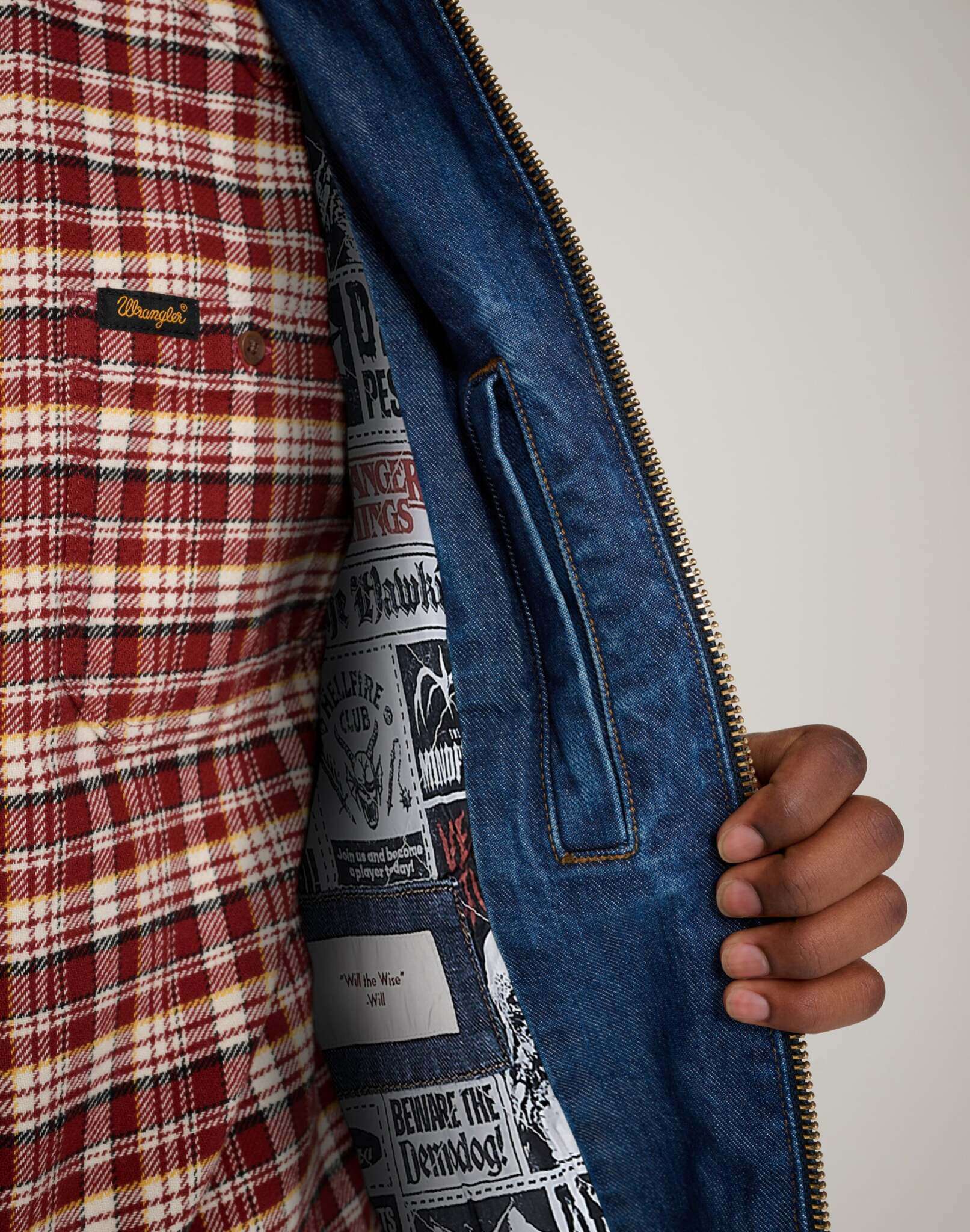 Will Jacket in Classic Blue Vestes Wrangler