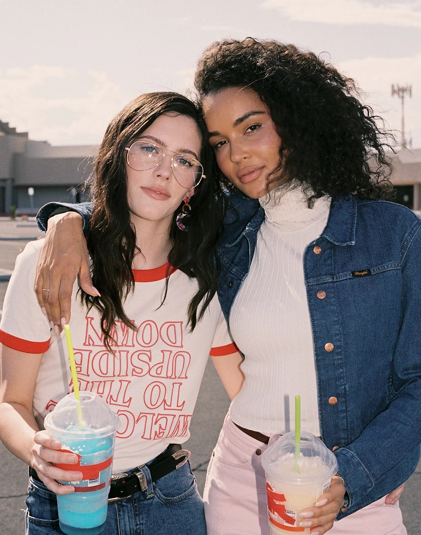 The Upside Down Tee en guimauve