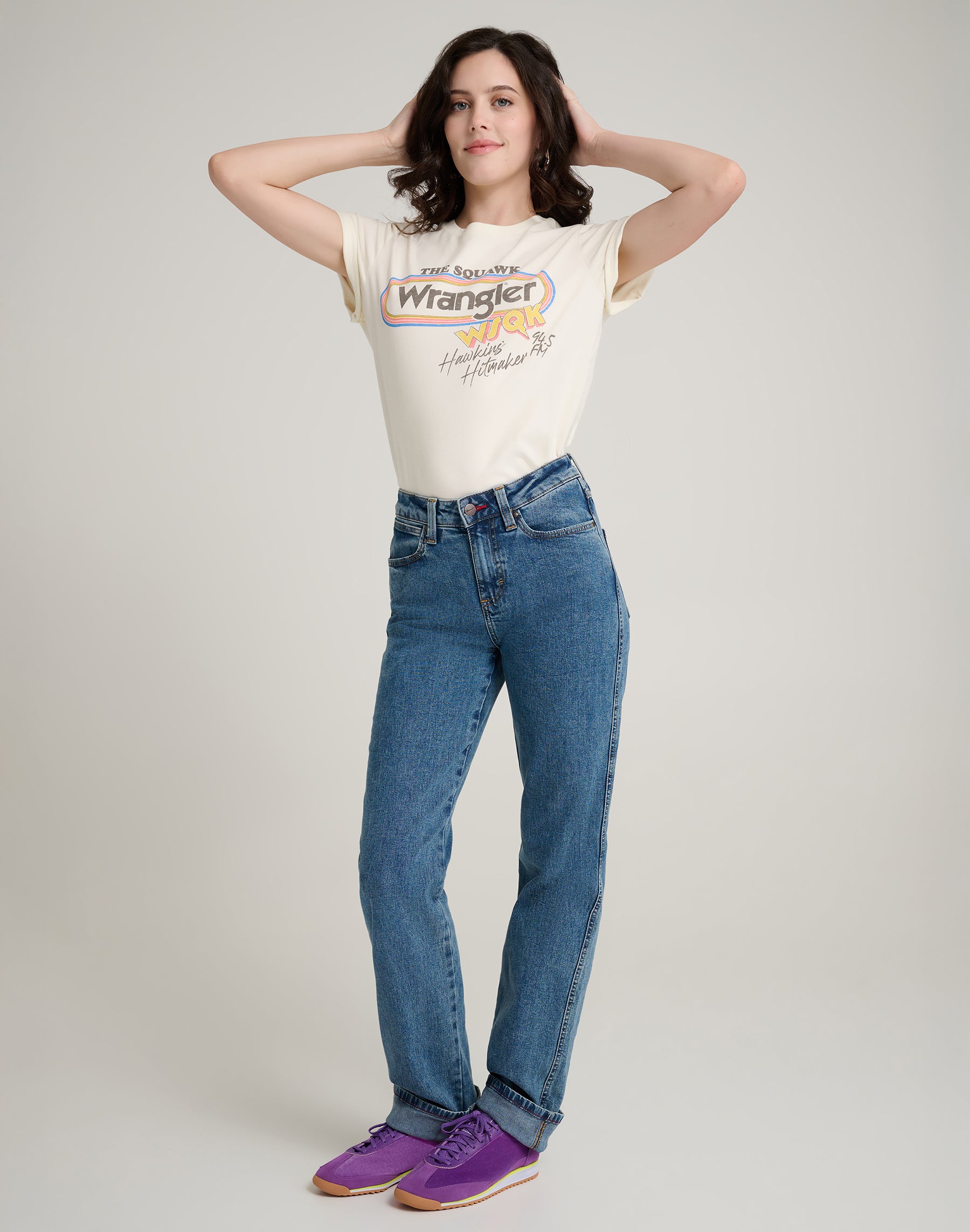 Tee WSQK en guimauve T-shirts Wrangler