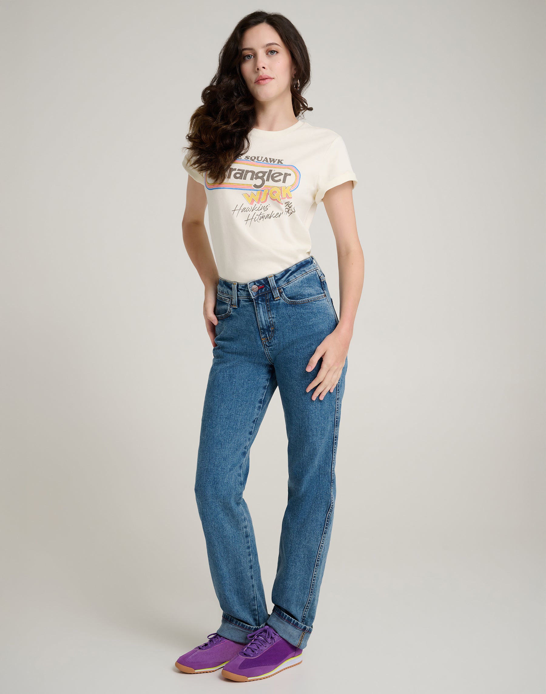 Tee WSQK en guimauve T-shirts Wrangler