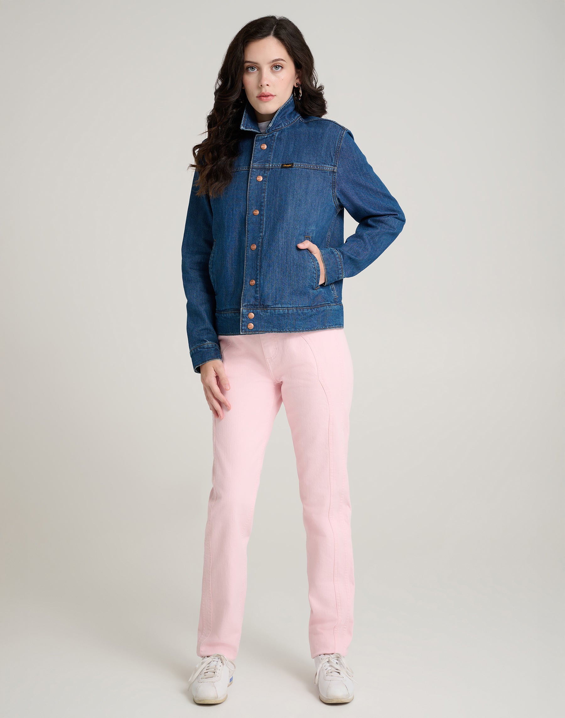 Nancy Jacket in Bleu classique Vestes Wrangler