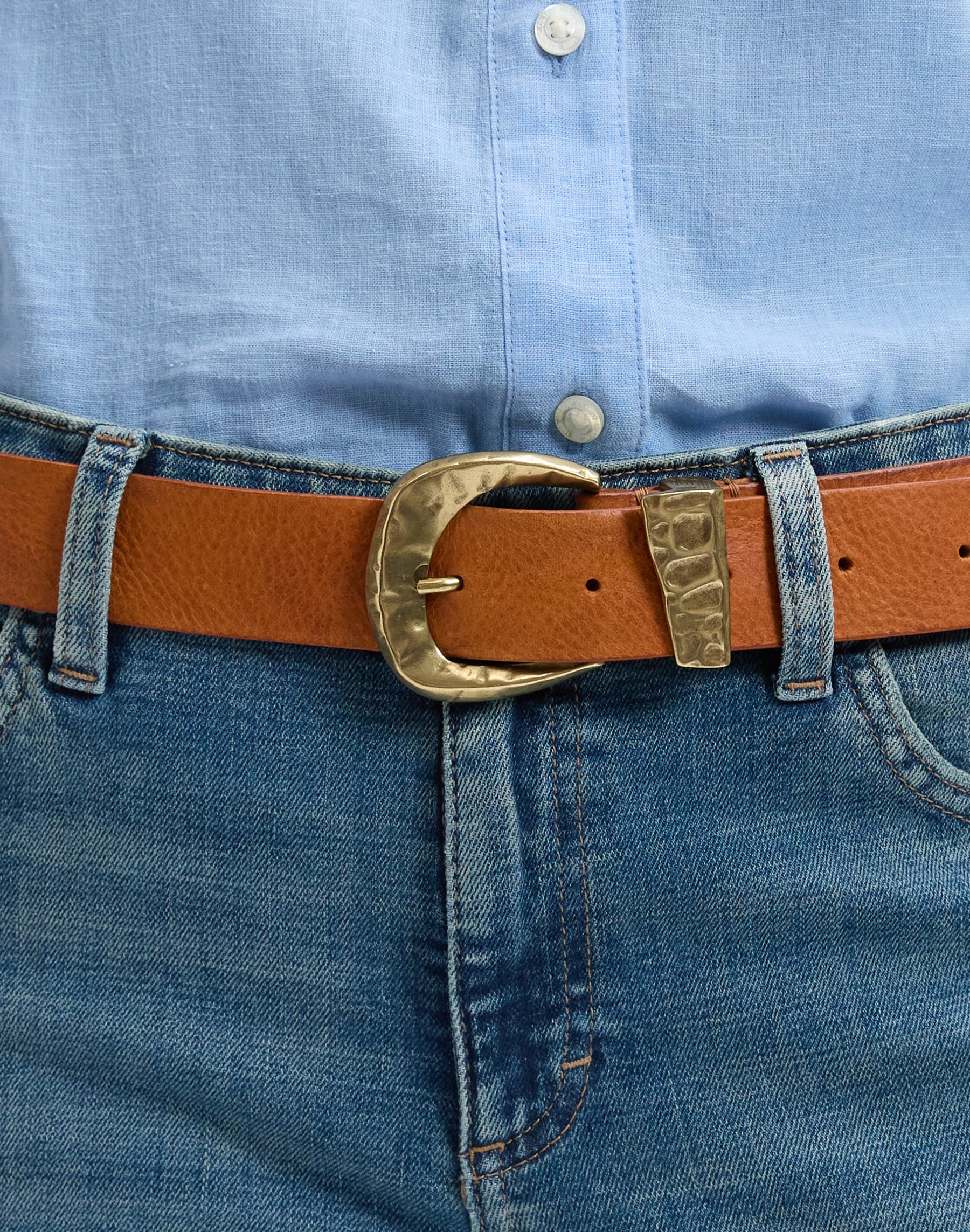Ceinture bohème couleur tan