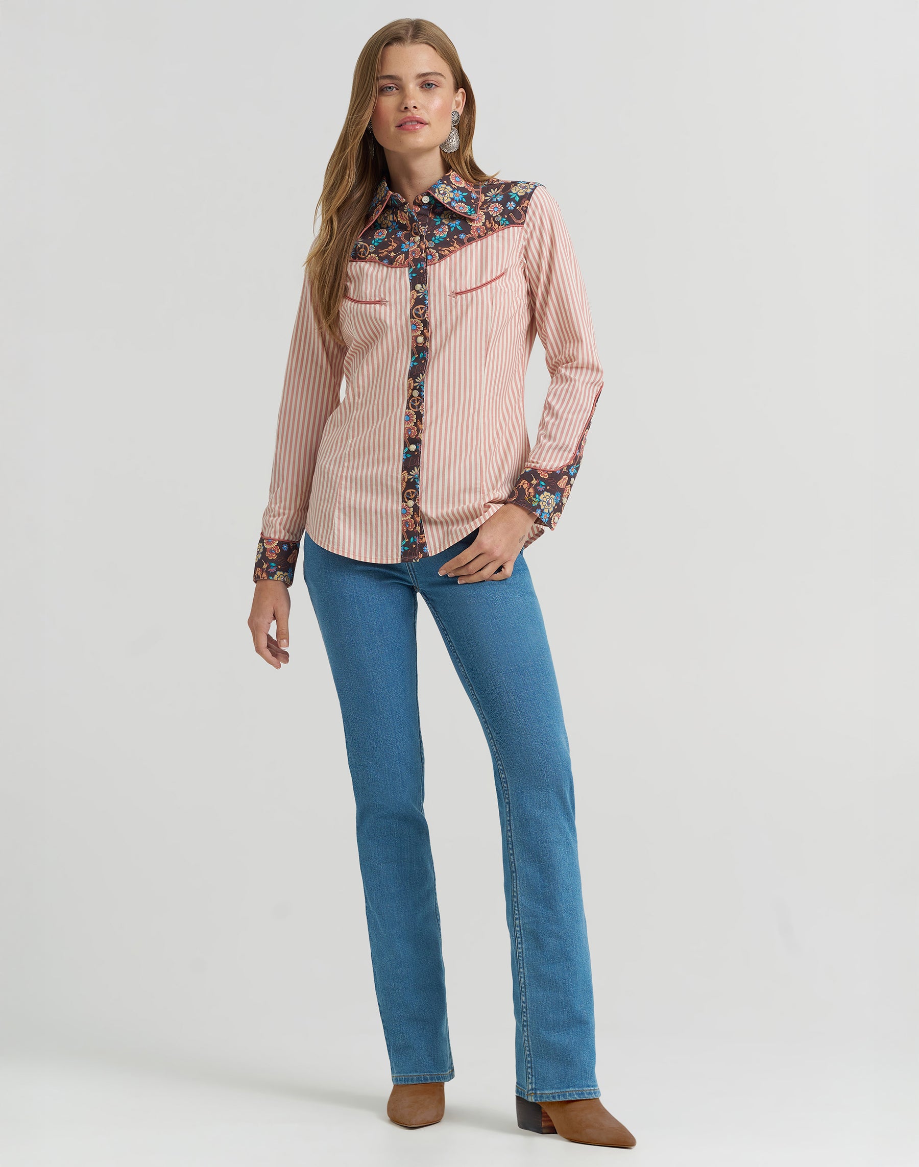 Chemise imprimée Prairie rose Chemises Wrangler