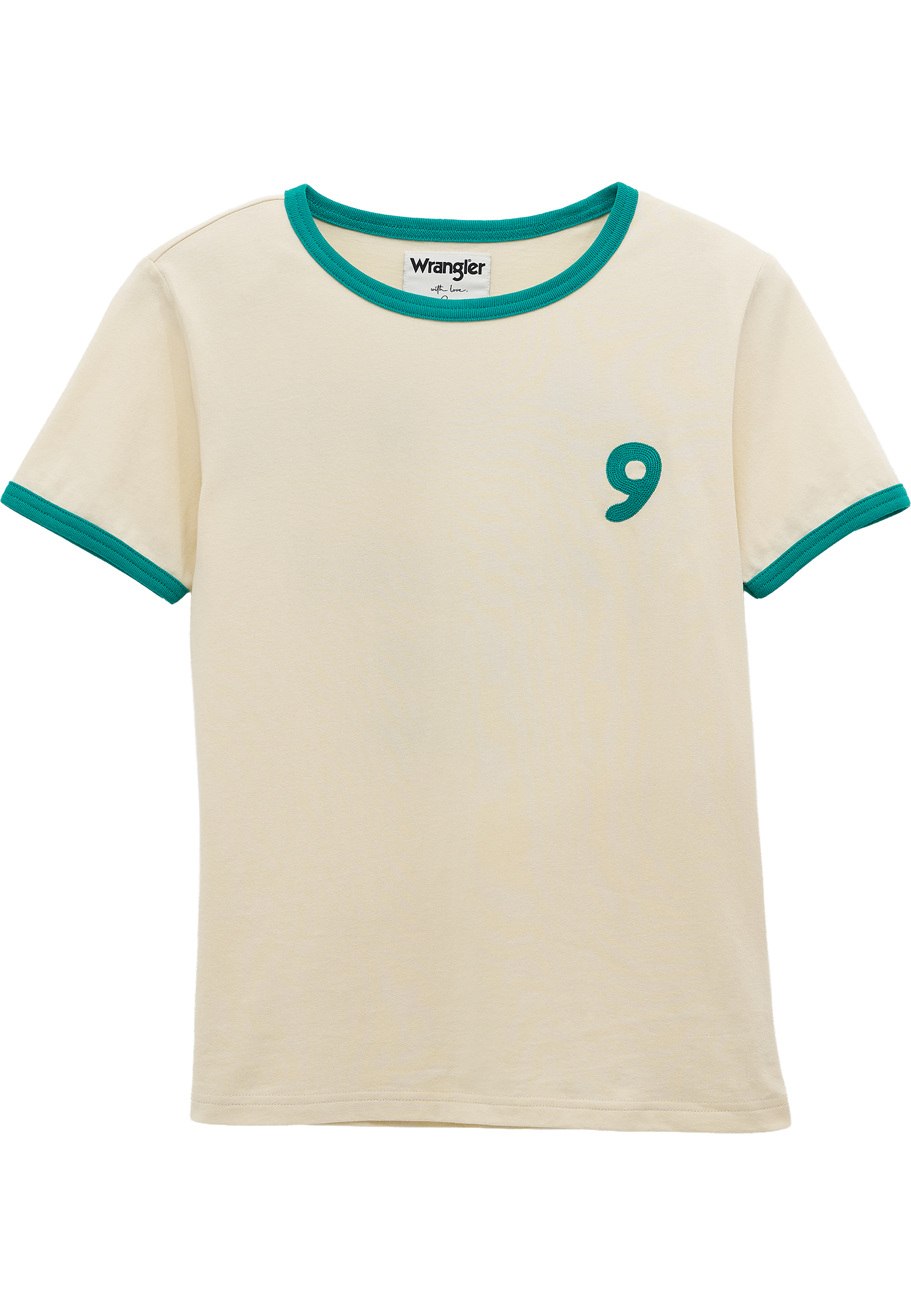 Good Jeans Tee en crème T-shirts Wrangler