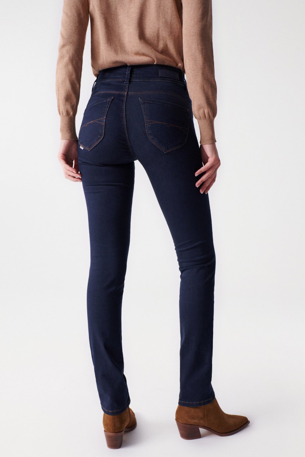 Jeans Secret Slim in Rinse Wash Salsa Jeans   