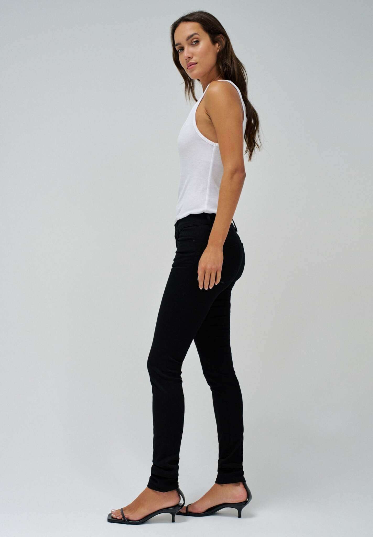 Jeans Wonder Skinny Push-Up en noir Salsa Jeans