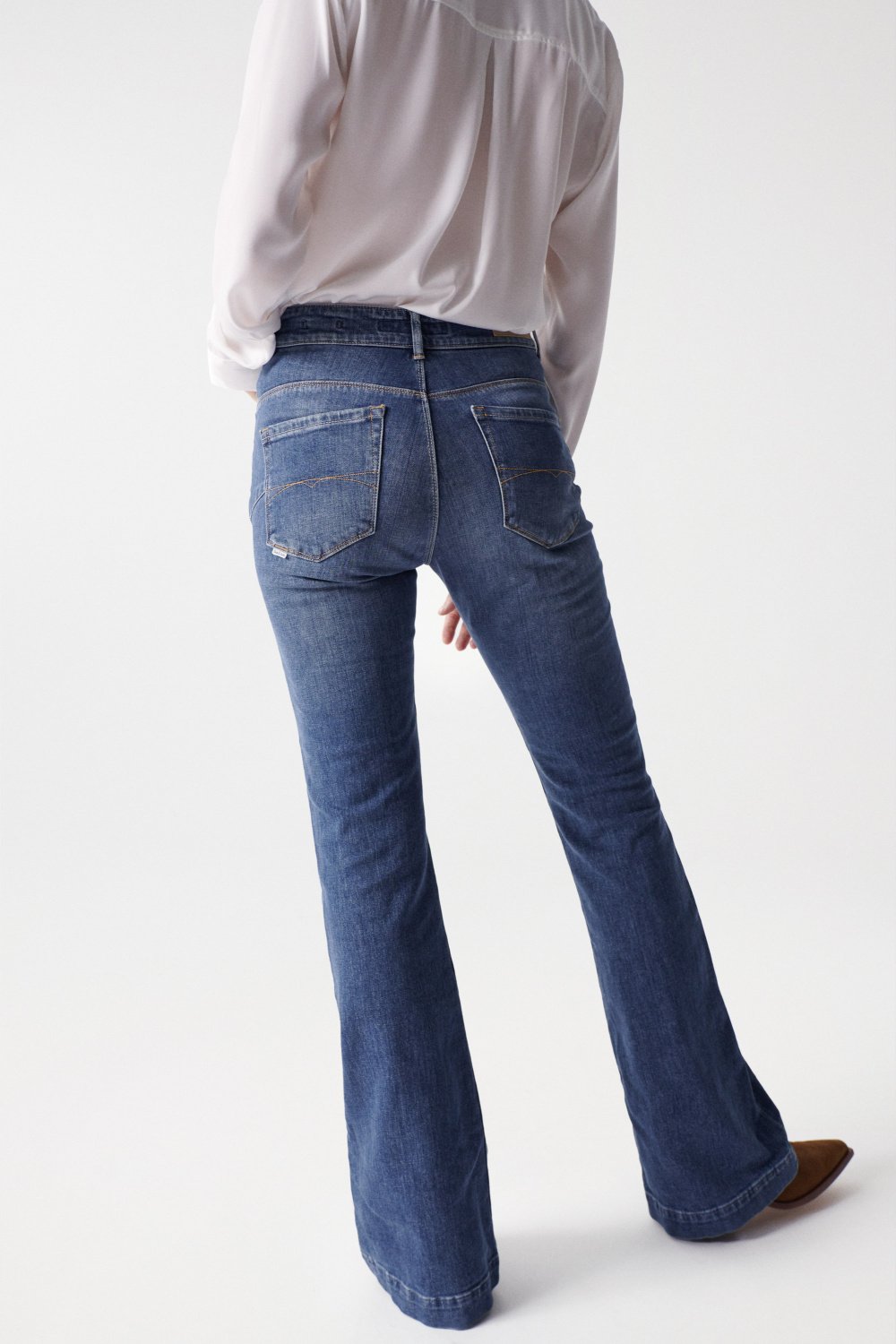 Faith Flare en jean medium wash Salsa Jeans   