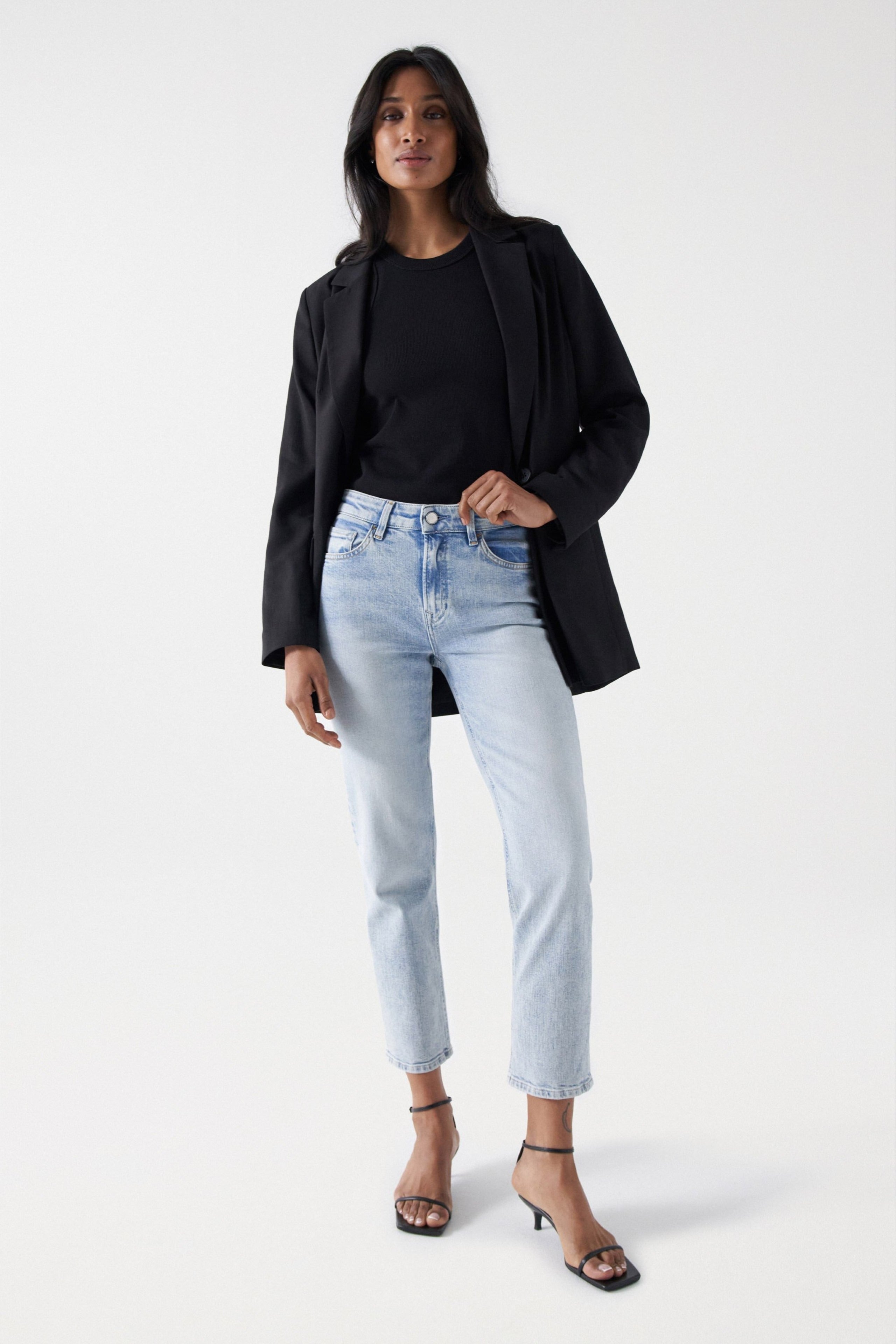 True Cropped Slim Comfort en jeans Light Wash Salsa Jeans