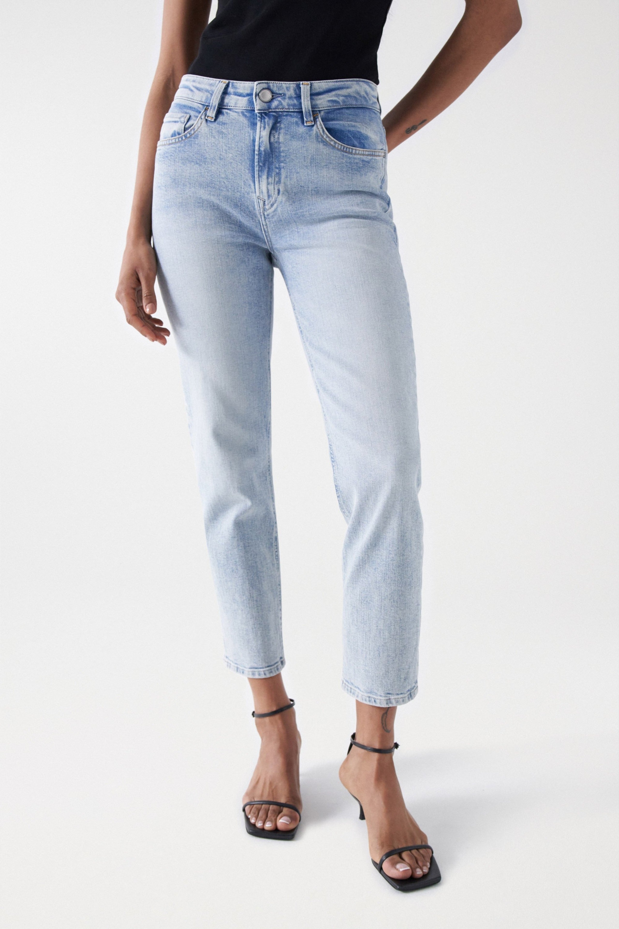 True Cropped Slim Comfort en jeans Light Wash Salsa Jeans