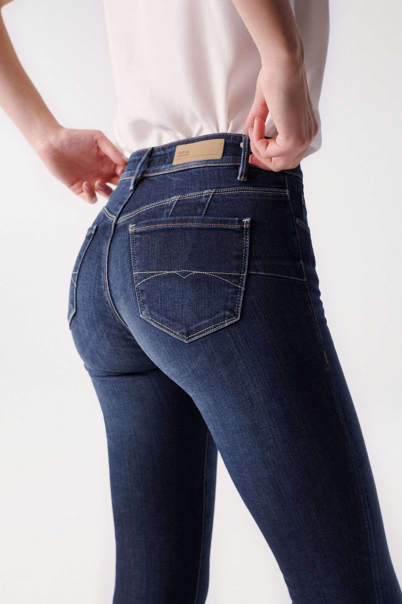 Destiny Skinny en jeans Dark Wash Salsa Jeans   