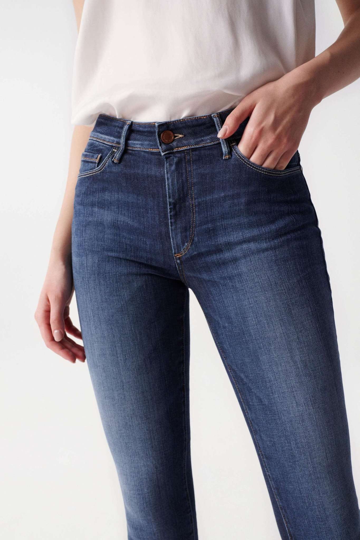 Destiny Skinny en jeans Dark Wash Salsa Jeans   