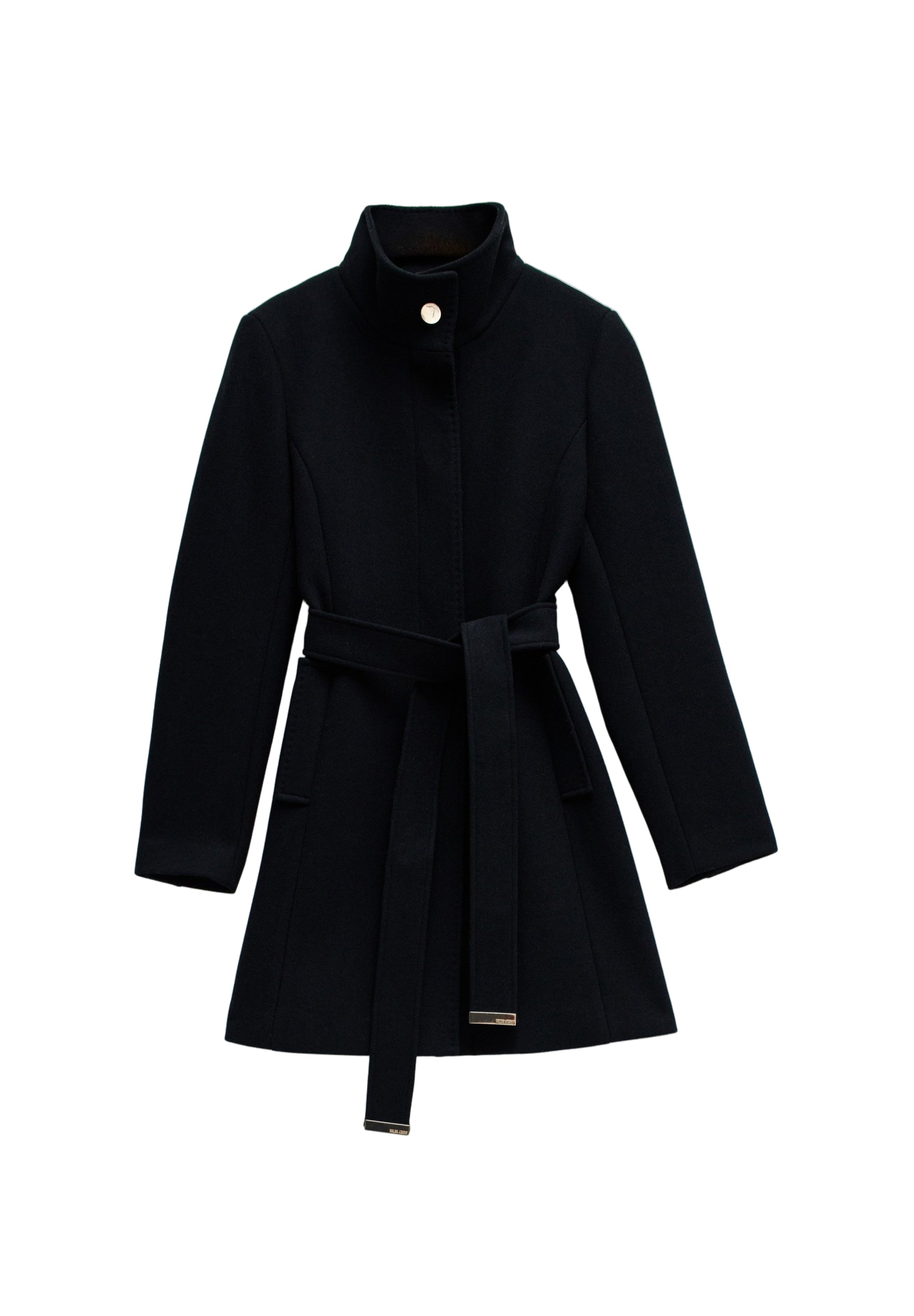 The Reimagined Wool Coat in Black Vestes Salsa Jeans