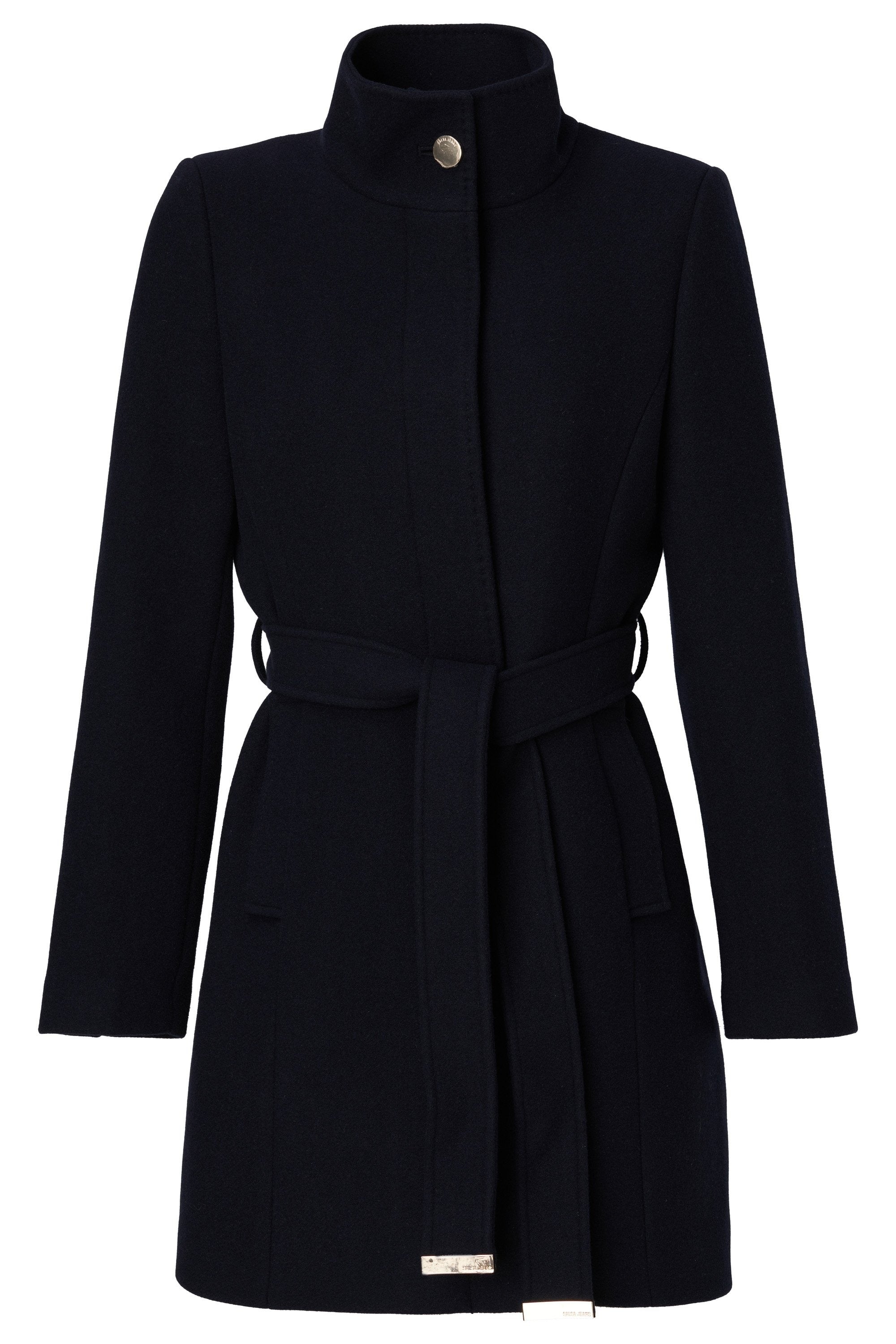 The Reimagined Wool Coat in Vestes bleu foncé Salsa Jeans